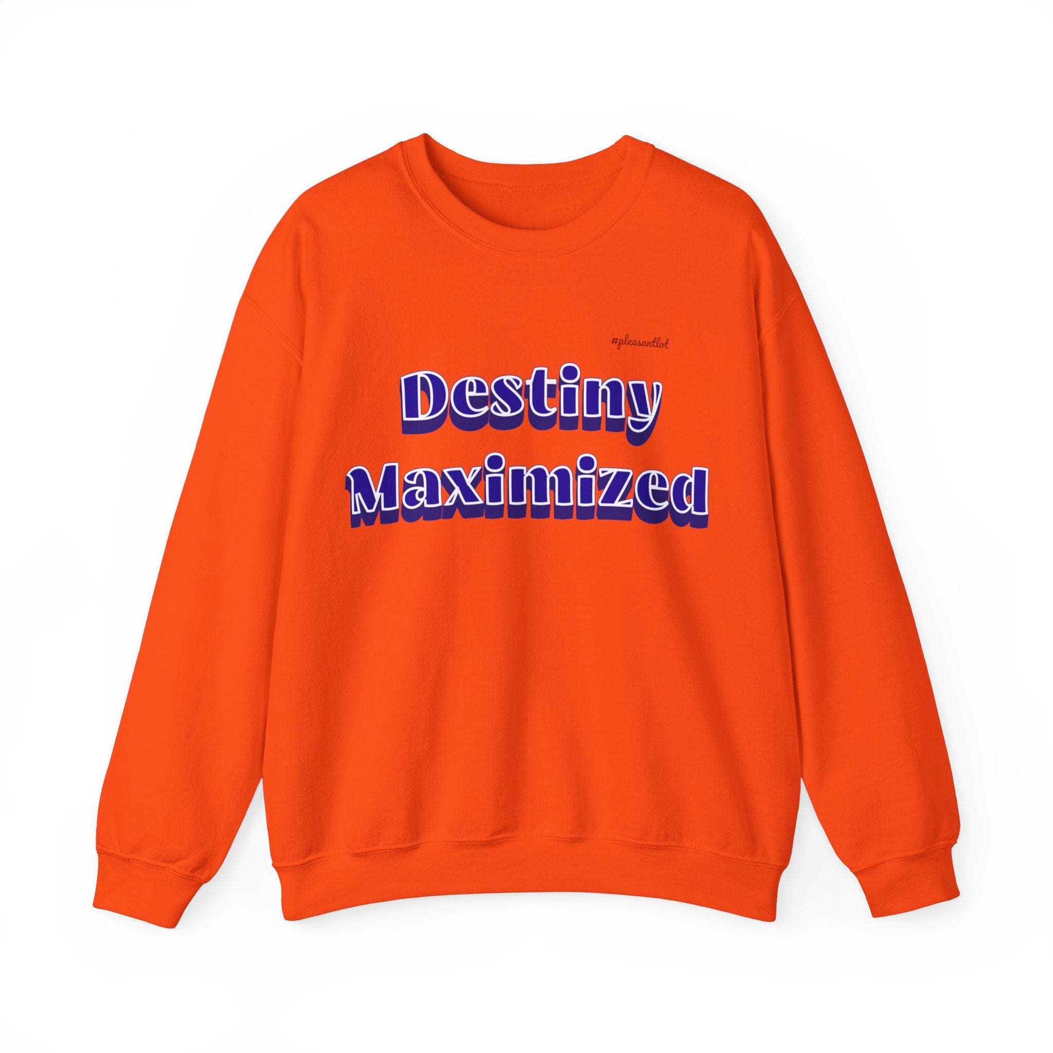 Expressive Design Unisex Heavy Blend™ Crewneck Sweatshirt, Destiny Maximized