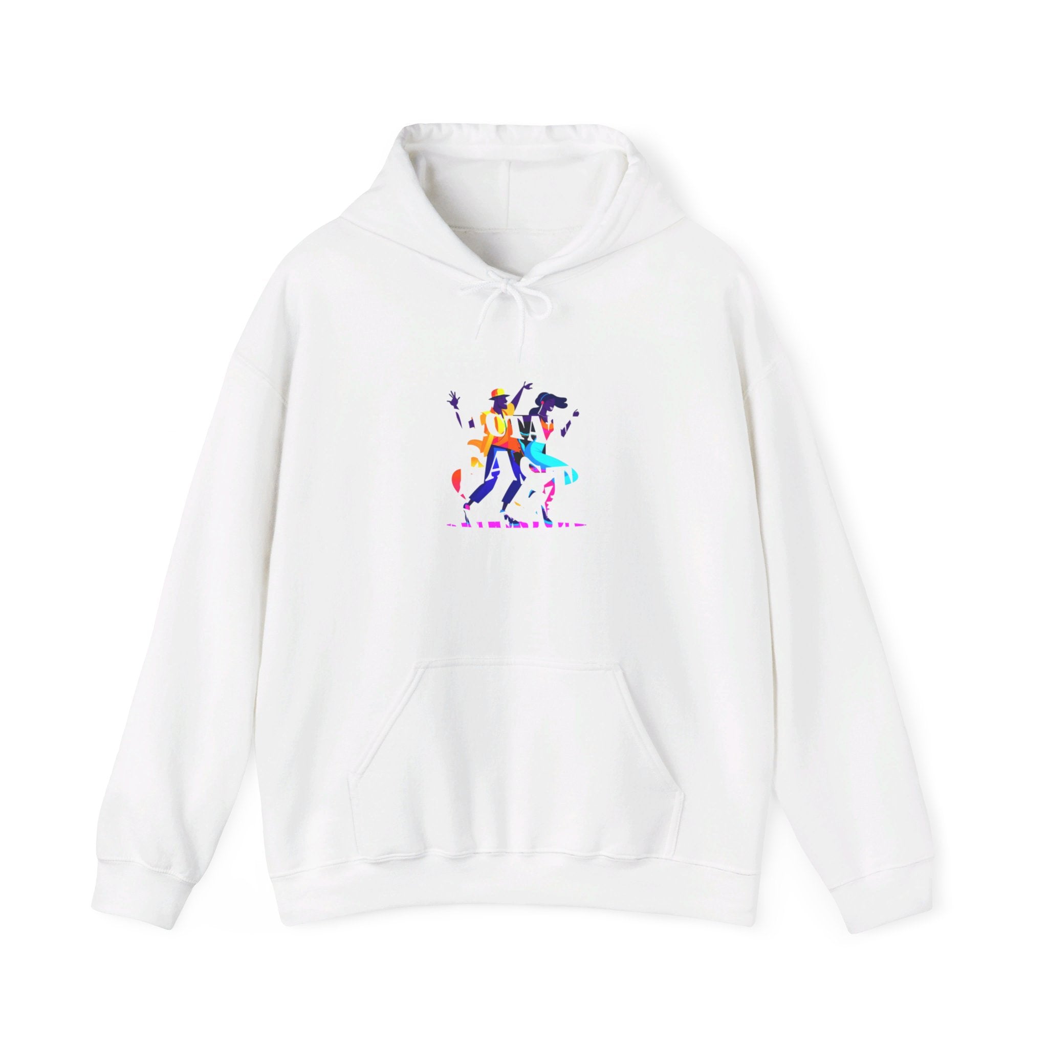 Unisex Heavy Blend™ Hooded Sweatshirt, Fast Beats Dictates Fast Dance Steps (white Fonts)