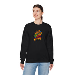 Heavy Blend Crewneck Sweatshirt - Cozy Comfort for All times, Take The Risk Or Loose The Chance