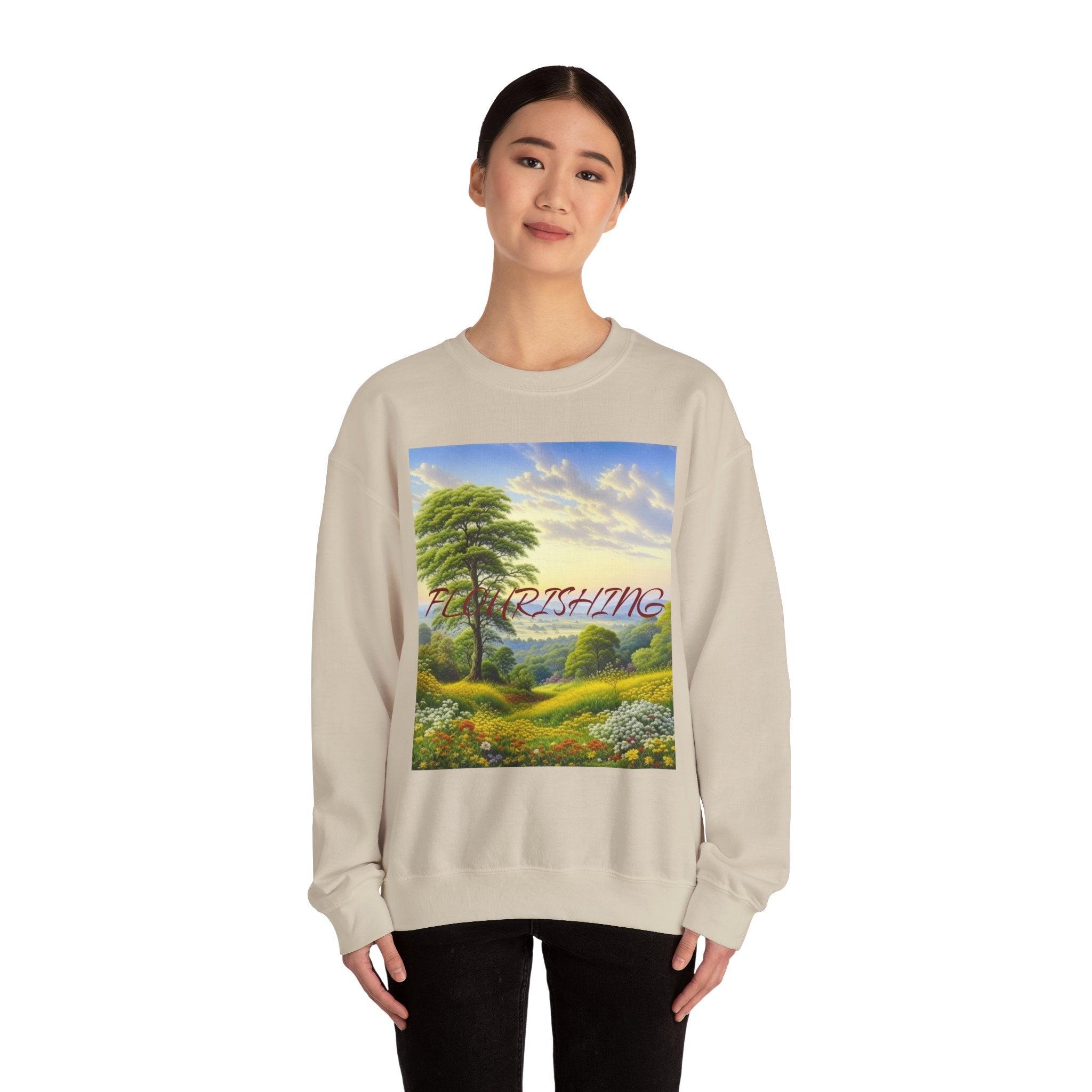 Flourish design Crewneck Sweatshirt