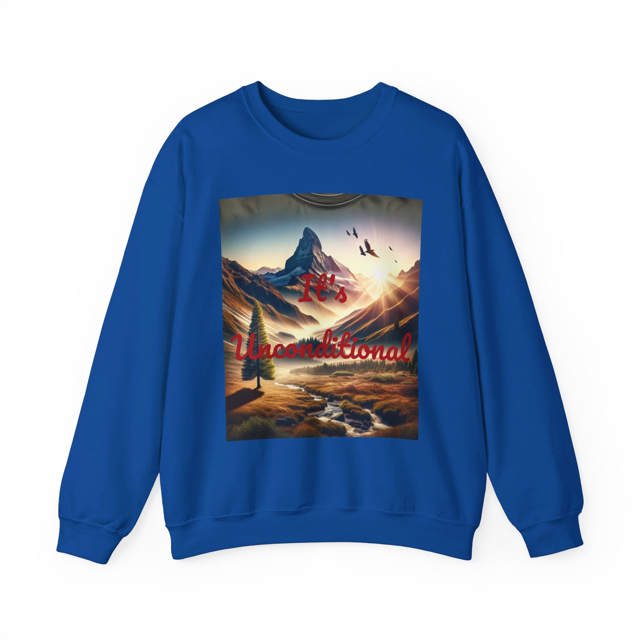 Nature View Design Unisex Heavy Blend™ Crewneck Sweatshirt (It's Unconditional)