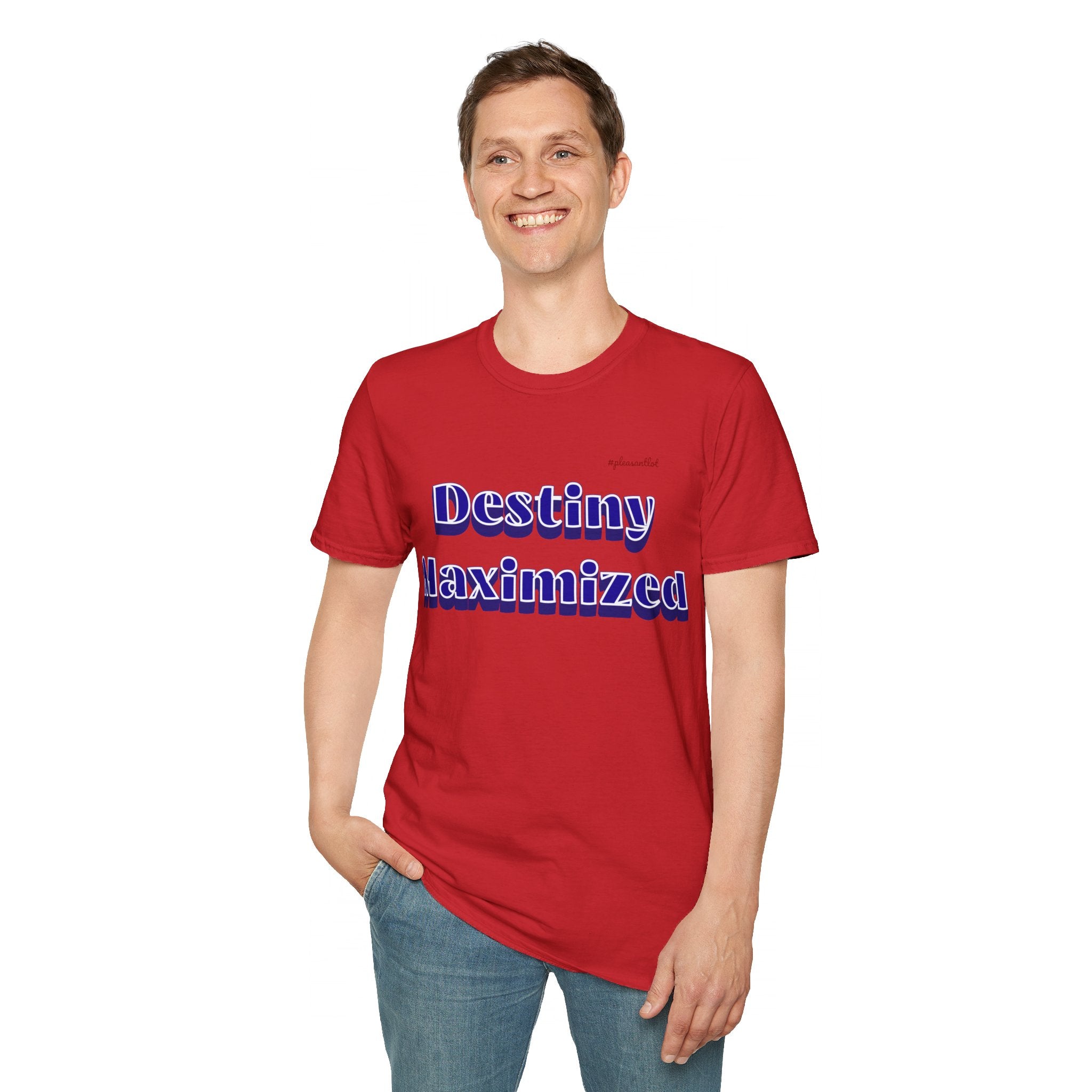 Unisex Softstyle T-Shirt,  Expressive Design, Destiny Maximized