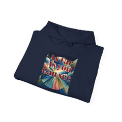 Unisex Heavy Blend™ Hooded Sweatshirt, As Far As You Can See Abstract Design