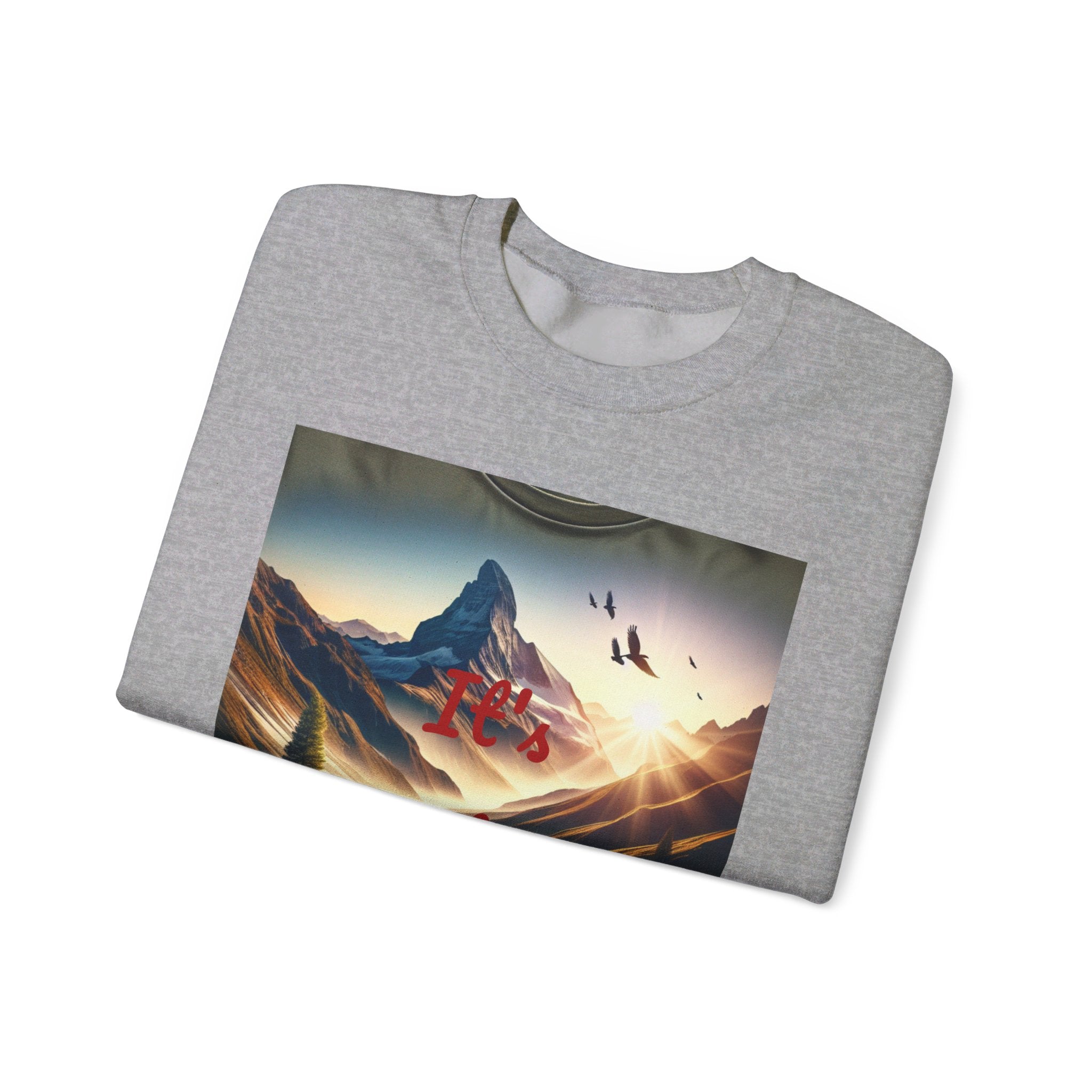 Nature View Design Unisex Heavy Blend™ Crewneck Sweatshirt (It's Unconditional)