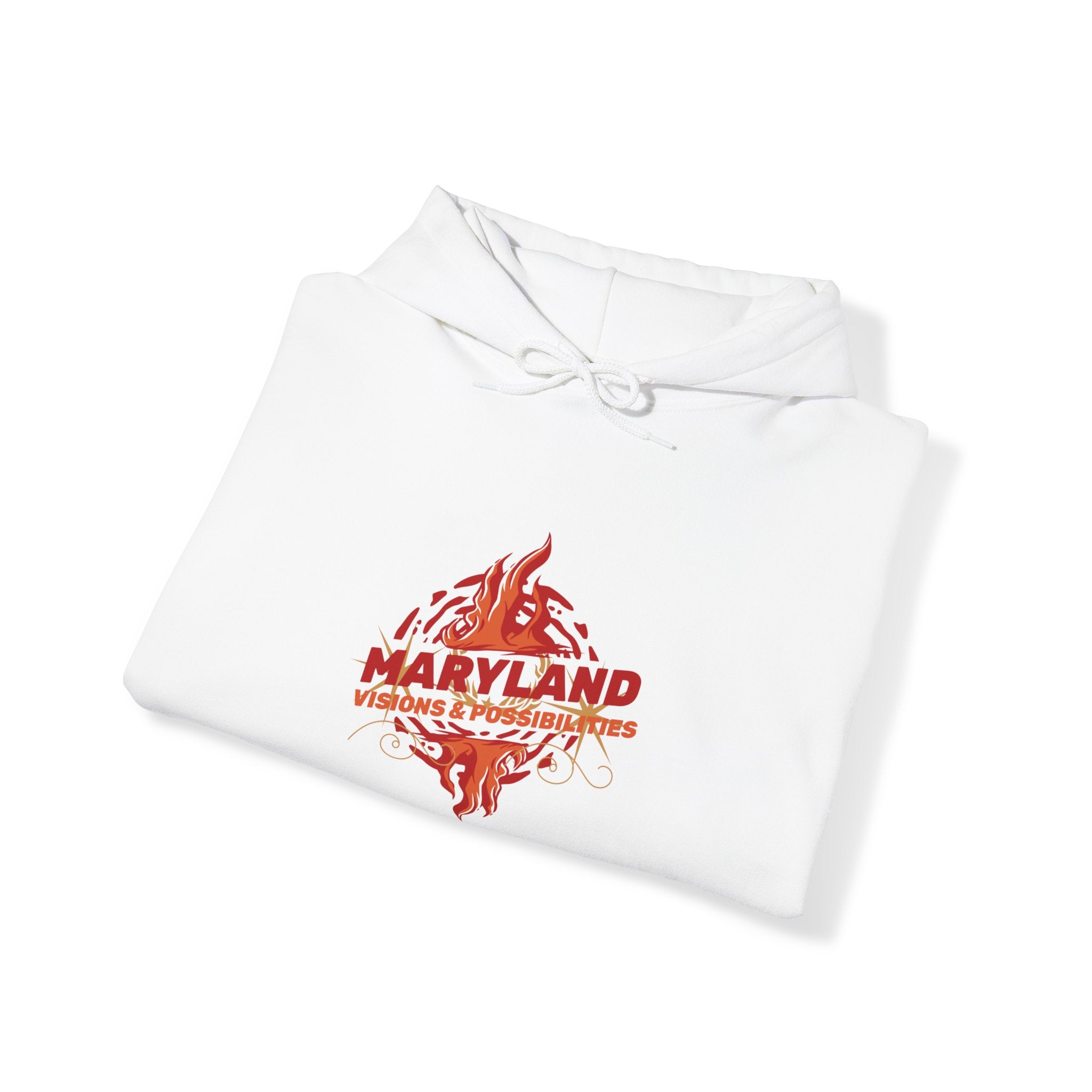 Maryland Unisex Heavy Blend™ Hooded Sweatshirt, Men and women Hoodie (Visions & Possibilities)