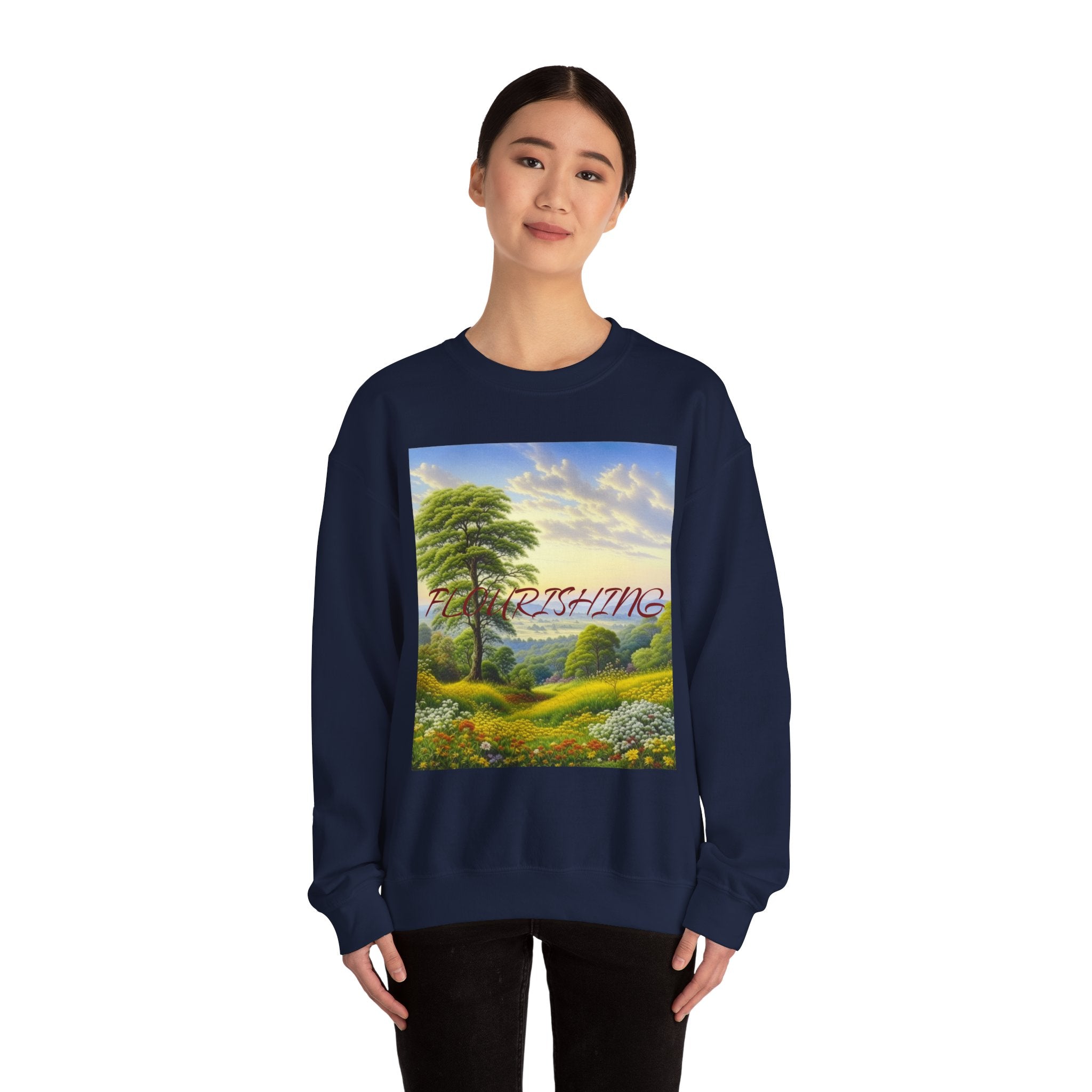 Flourish design Crewneck Sweatshirt