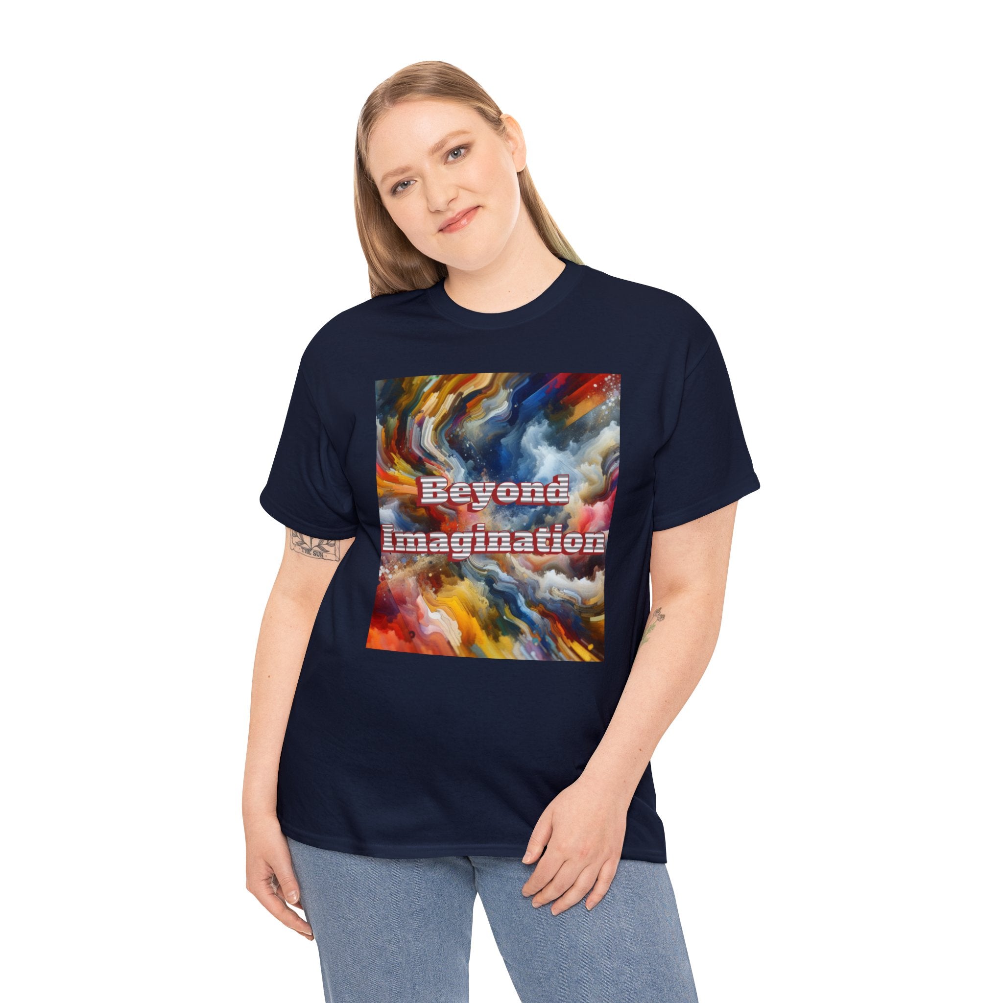 Beyond Unisex Heavy Cotton Tee, Beyond Imagination.