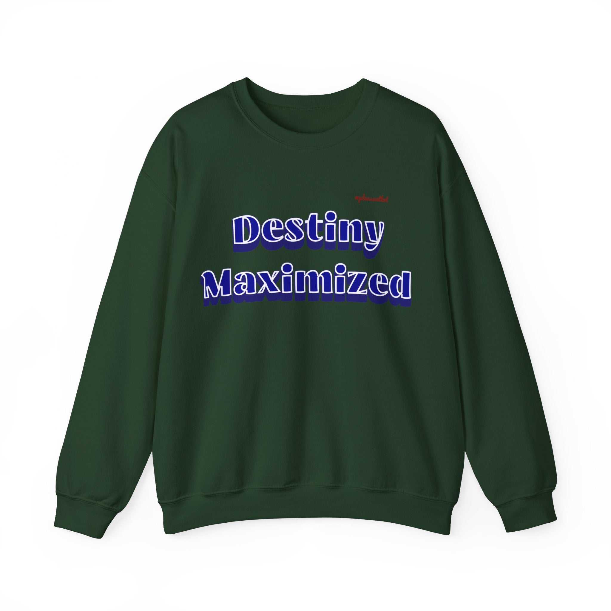 Expressive Design Unisex Heavy Blend™ Crewneck Sweatshirt, Destiny Maximized