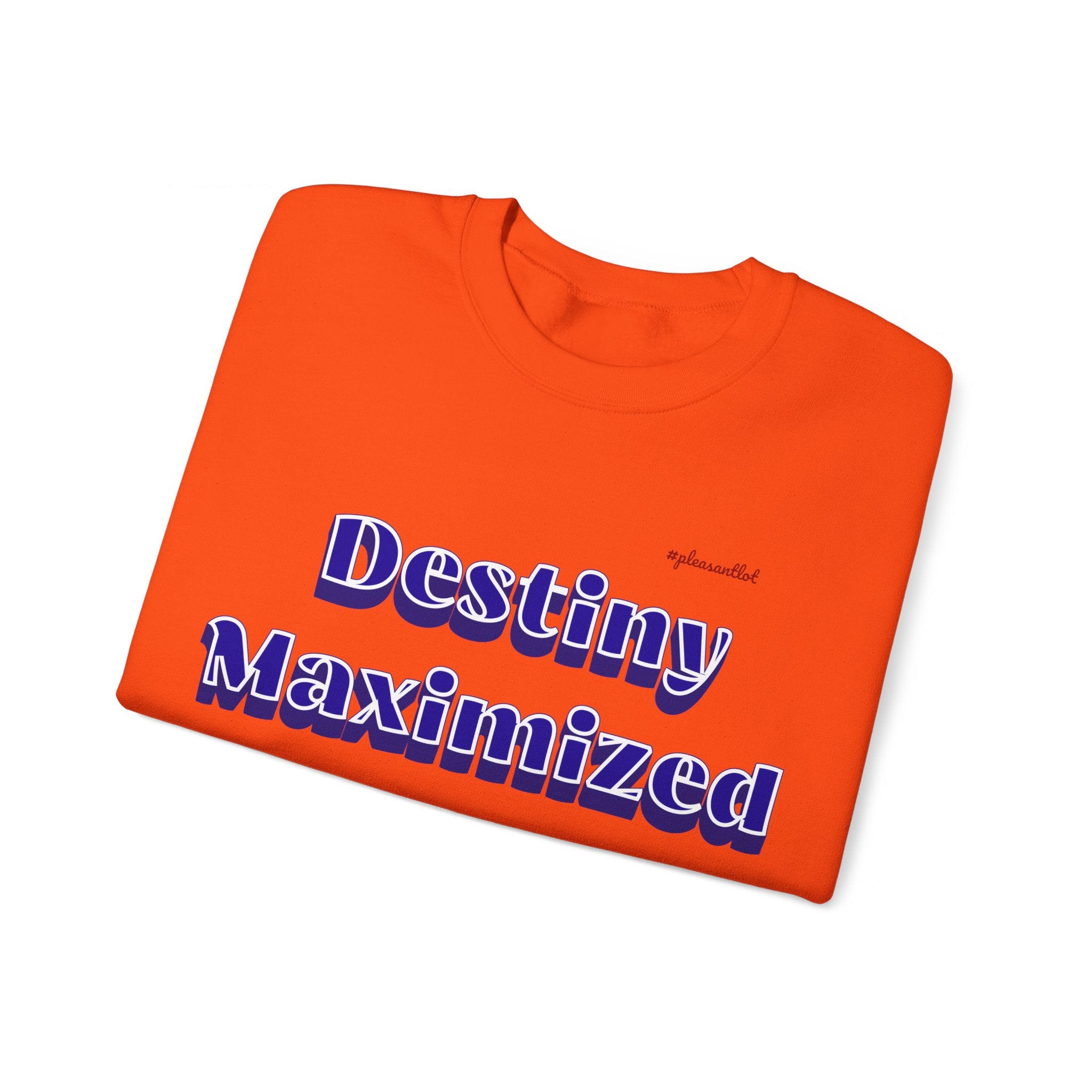 Expressive Design Unisex Heavy Blend™ Crewneck Sweatshirt, Destiny Maximized