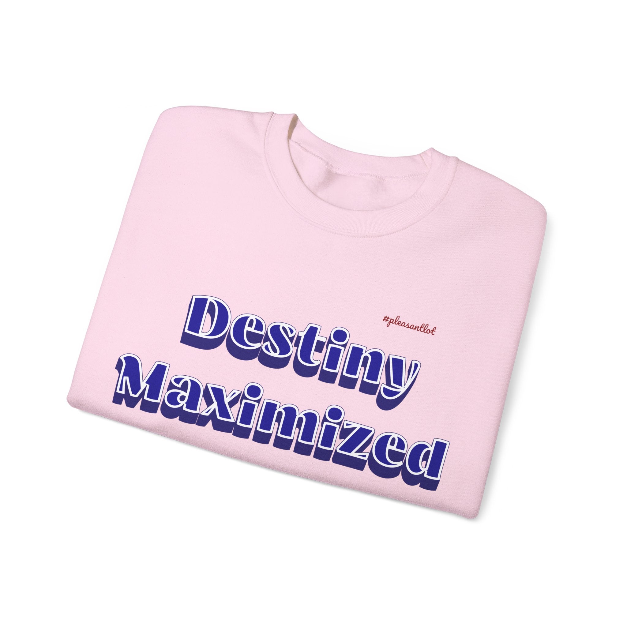 Expressive Design Unisex Heavy Blend™ Crewneck Sweatshirt, Destiny Maximized