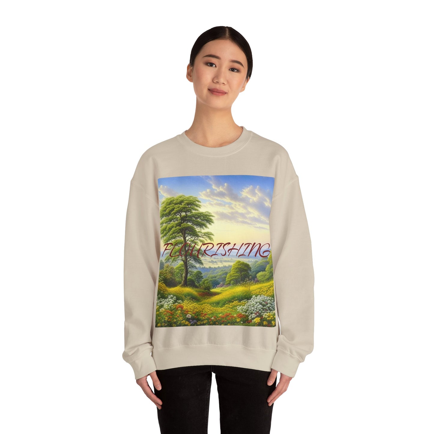 Flourish Design Unisex Heavy Blend™ Crewneck Sweatshirt