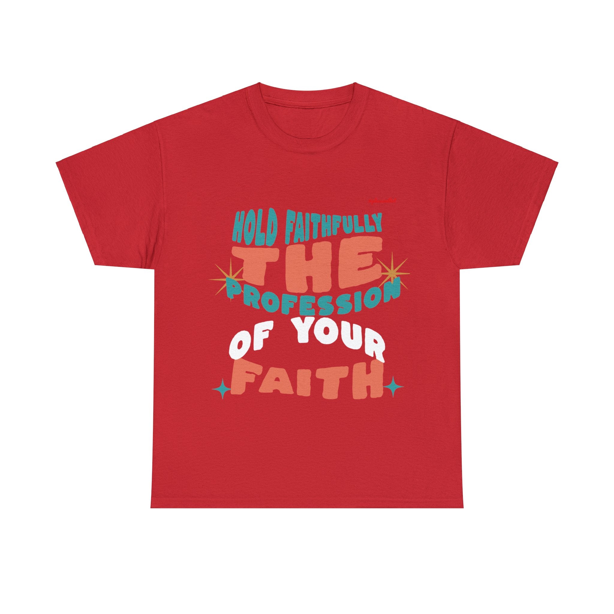 Faith-Pro Unisex Heavy Cotton Tee, Men and Women Design T-Shirt