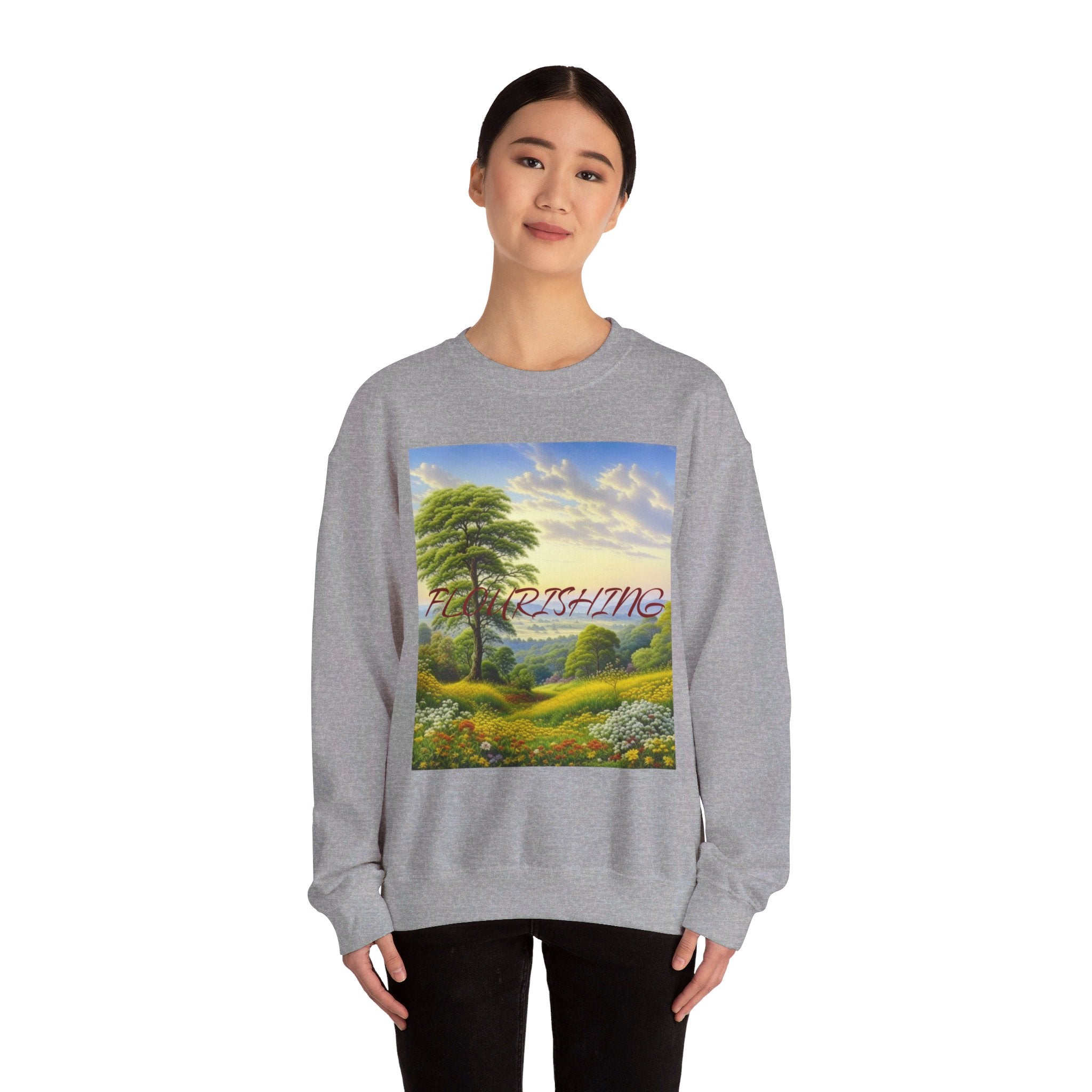 Flourish Design Unisex Heavy Blend™ Crewneck Sweatshirt