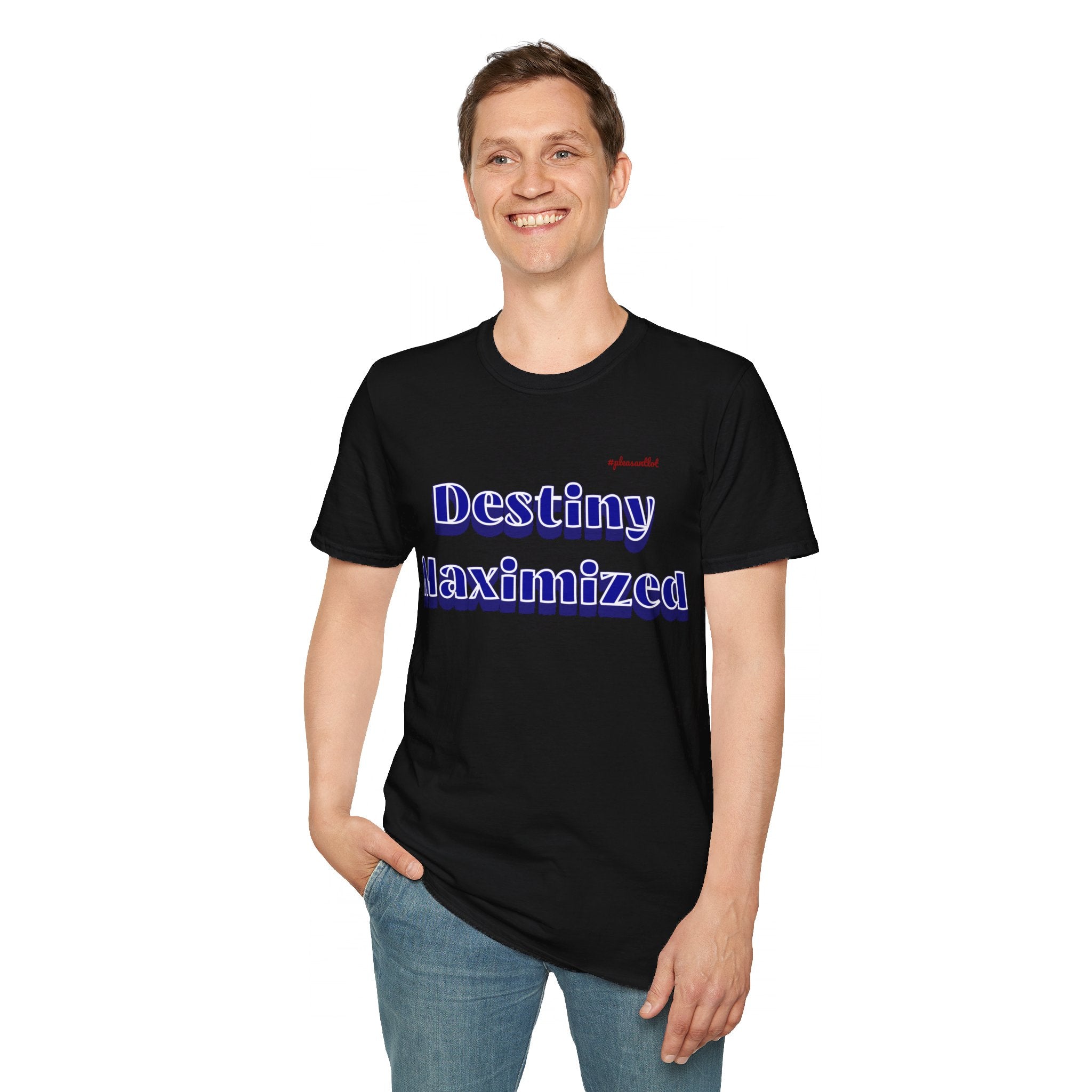 Unisex Softstyle T-Shirt,  Expressive Design, Destiny Maximized