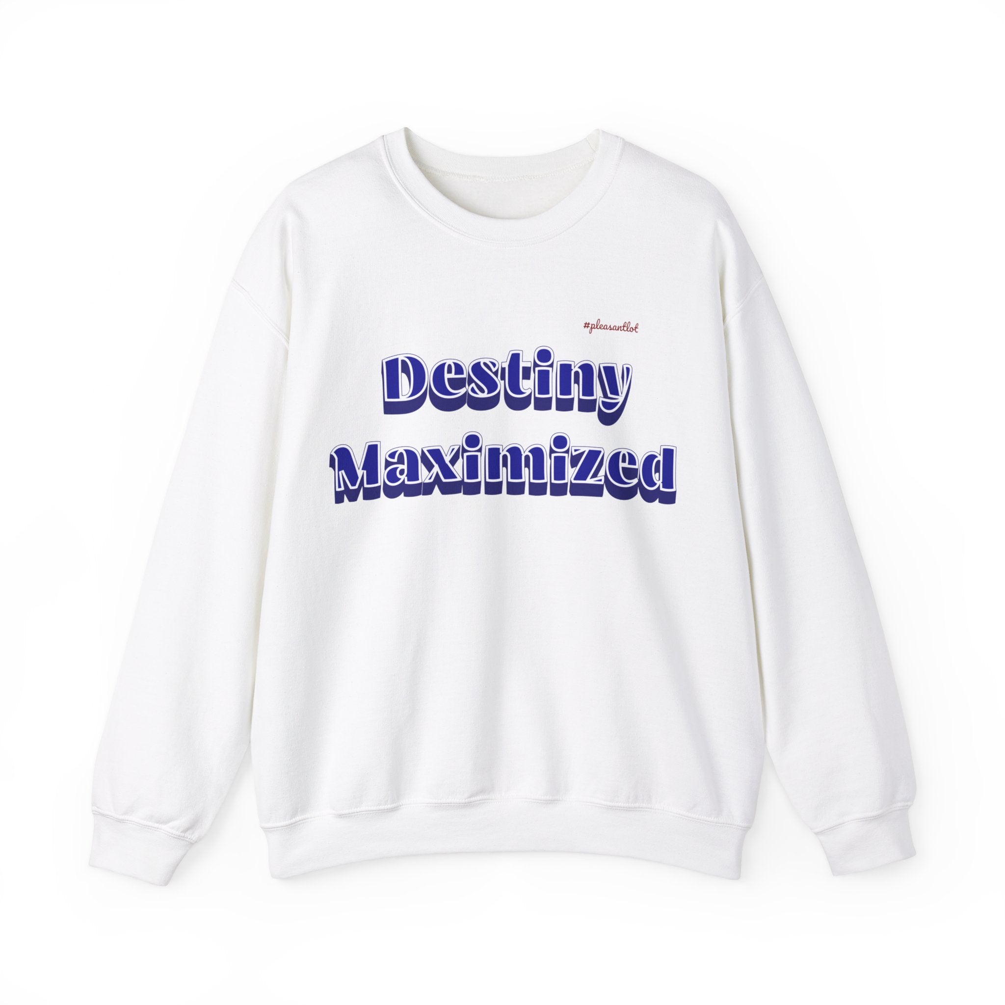 Expressive Design Unisex Heavy Blend™ Crewneck Sweatshirt, Destiny Maximized