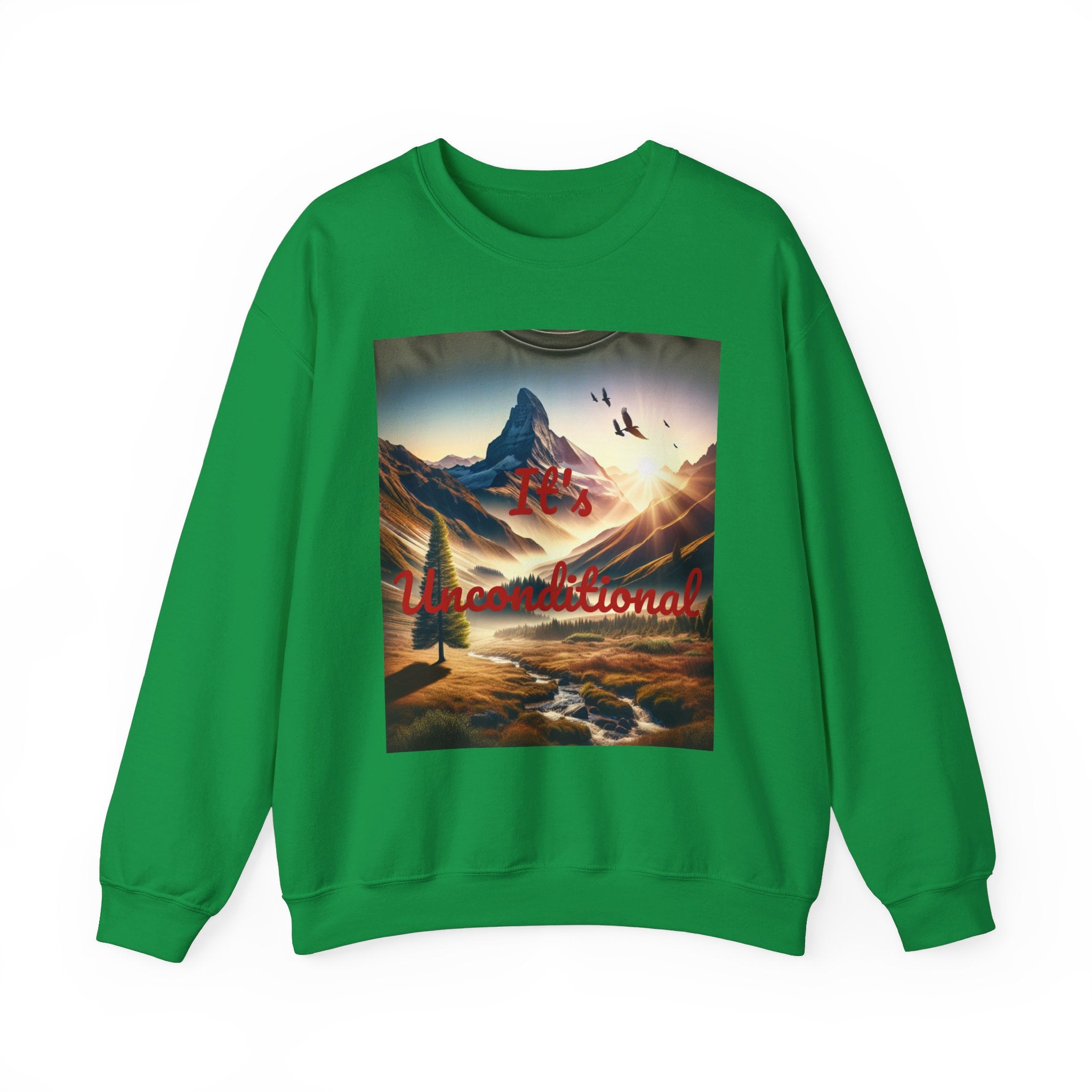 Nature View Design Unisex Heavy Blend™ Crewneck Sweatshirt (It's Unconditional)