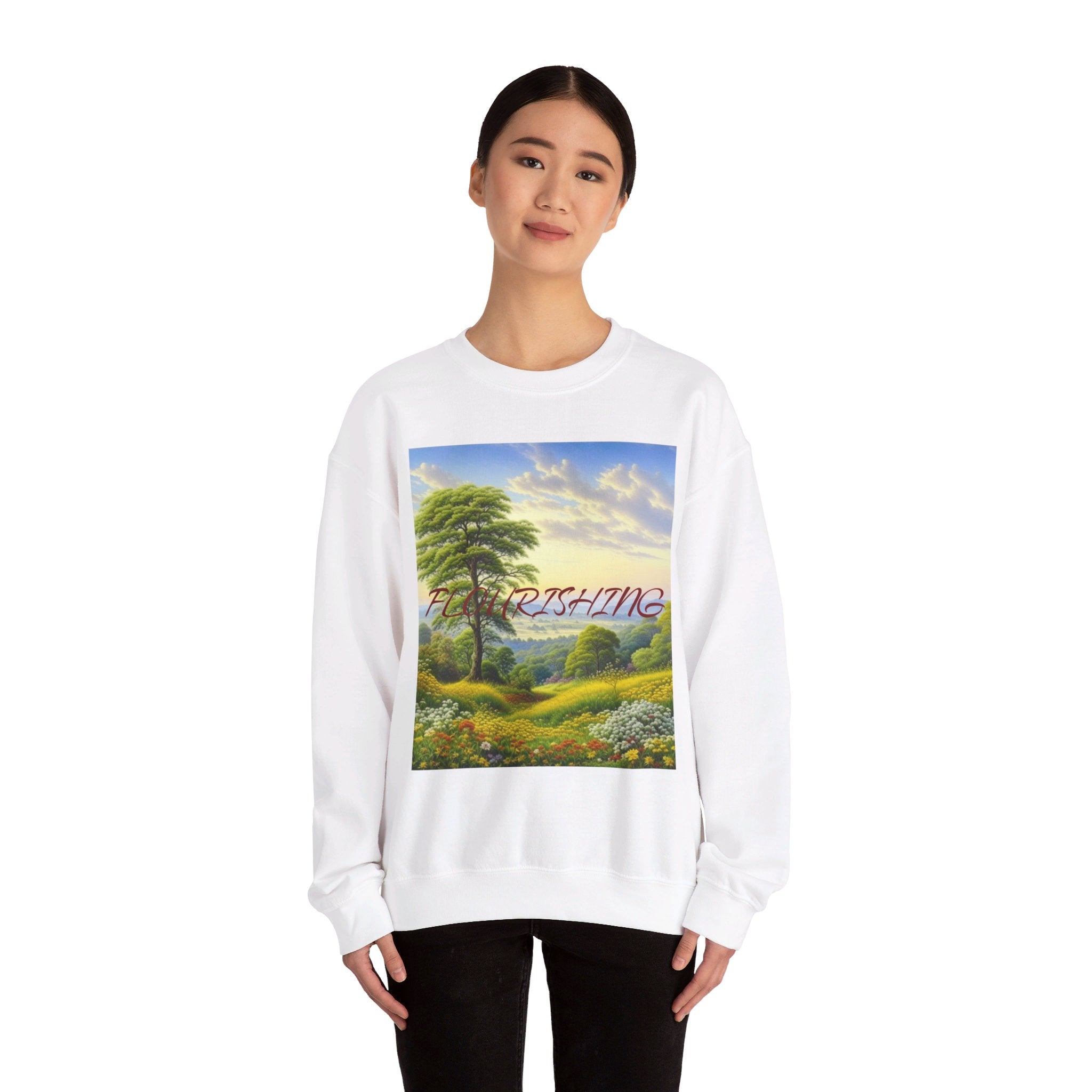 Flourish Design Unisex Heavy Blend™ Crewneck Sweatshirt