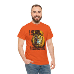 Comfortable, affordable, Unisex Heavy Cotton T- shirt, I Am Bold, I Am Strong, For The Lord God Is With Me