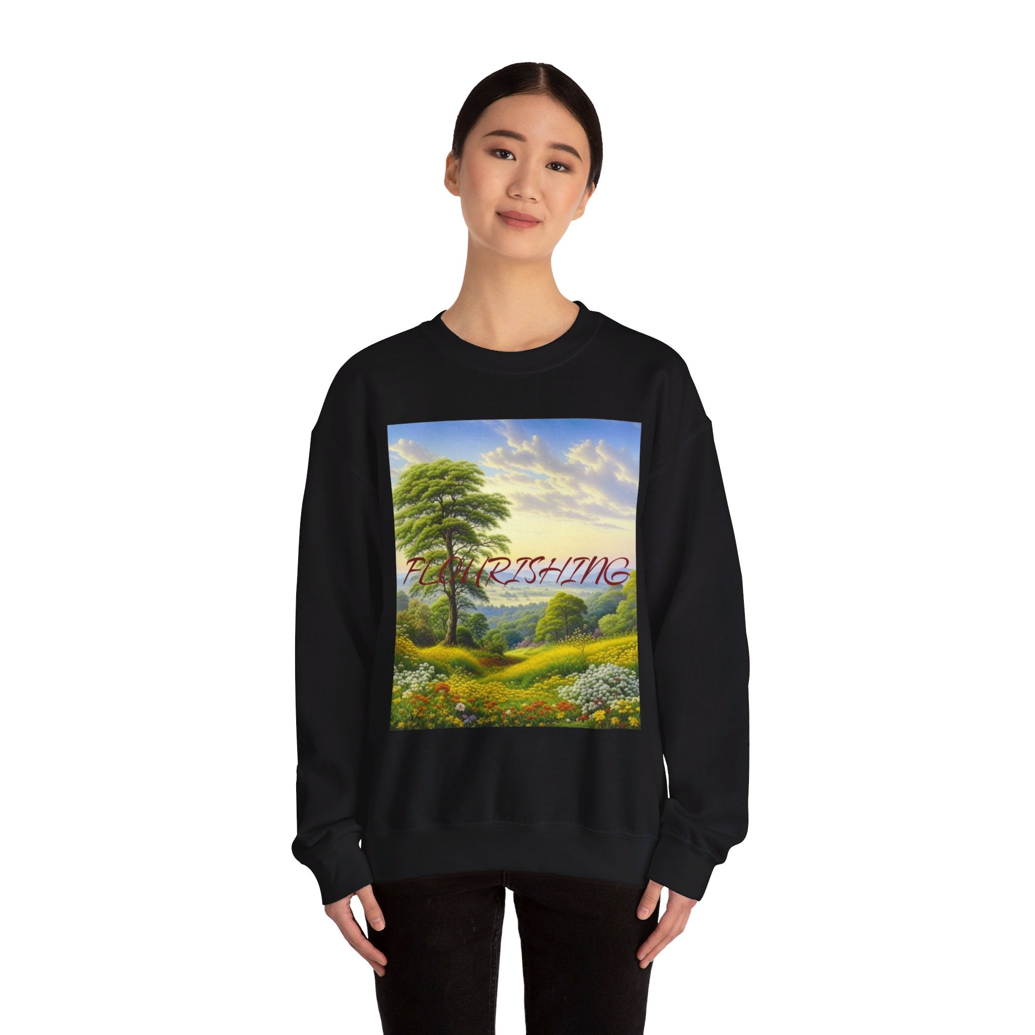 Flourish Design Unisex Heavy Blend™ Crewneck Sweatshirt