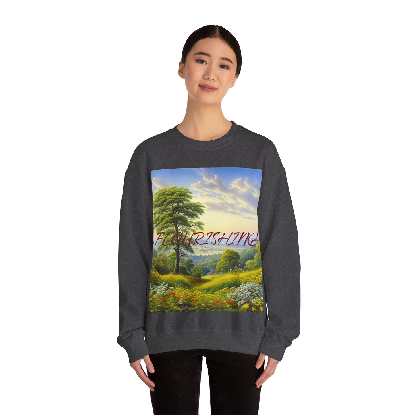 Flourish Design Unisex Heavy Blend™ Crewneck Sweatshirt