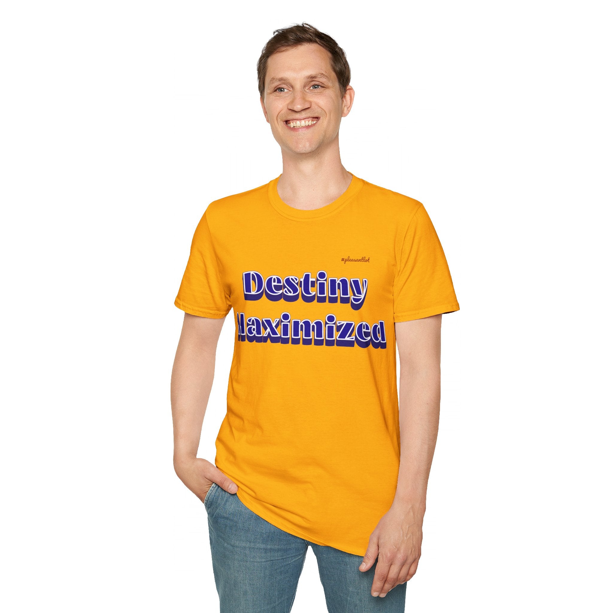 Unisex Softstyle T-Shirt,  Expressive Design, Destiny Maximized