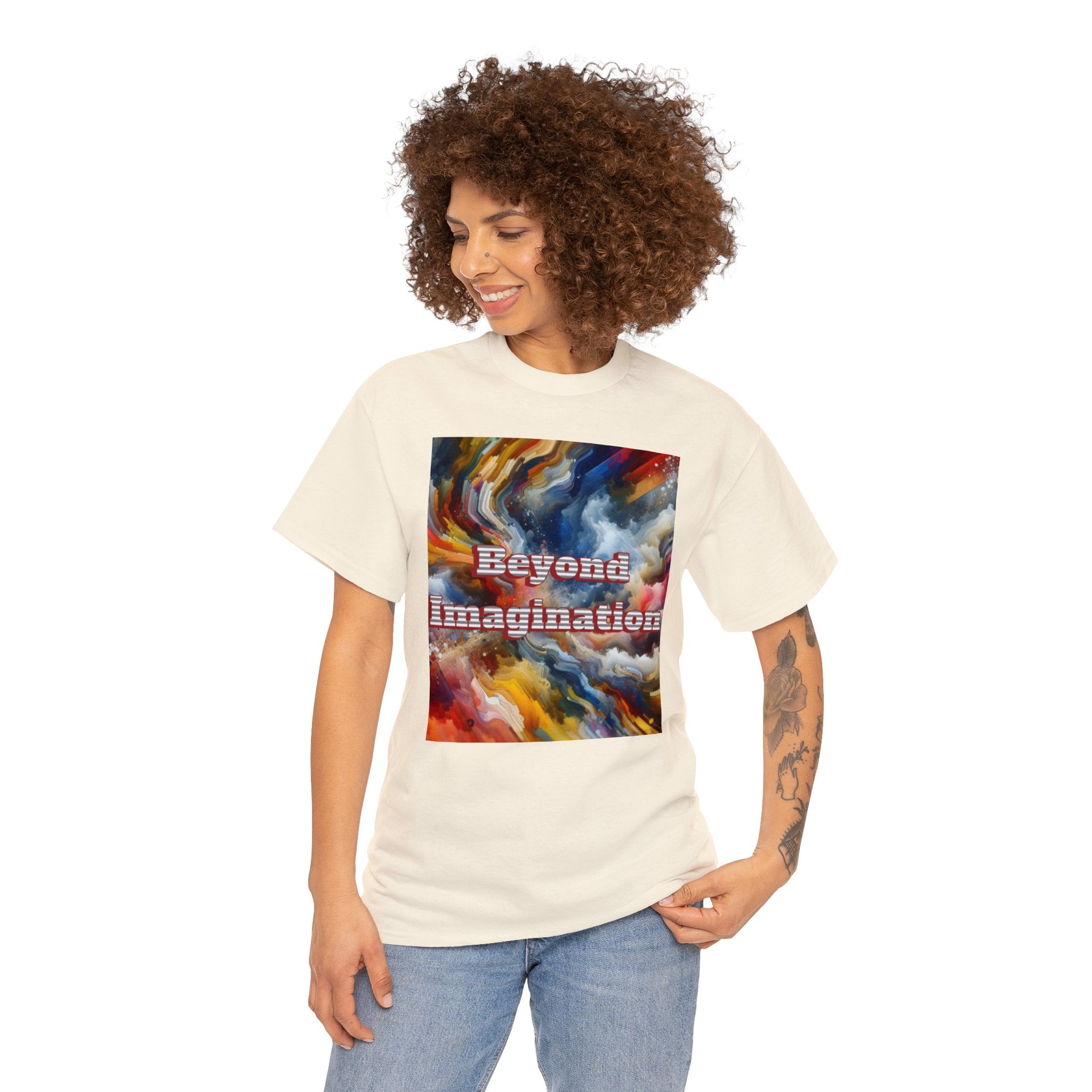 Beyond Unisex Heavy Cotton Tee, Beyond Imagination.