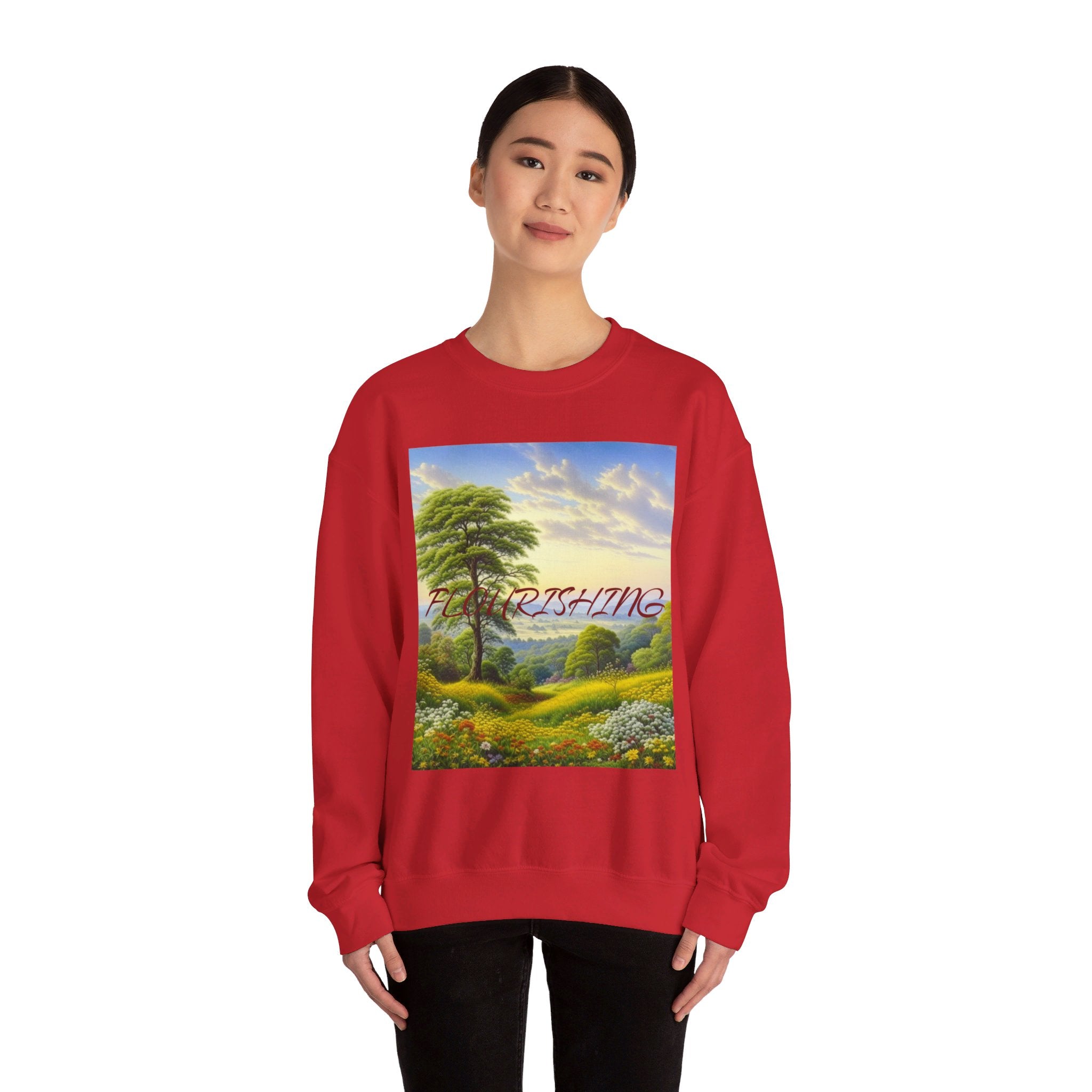 Flourish Design Unisex Heavy Blend™ Crewneck Sweatshirt