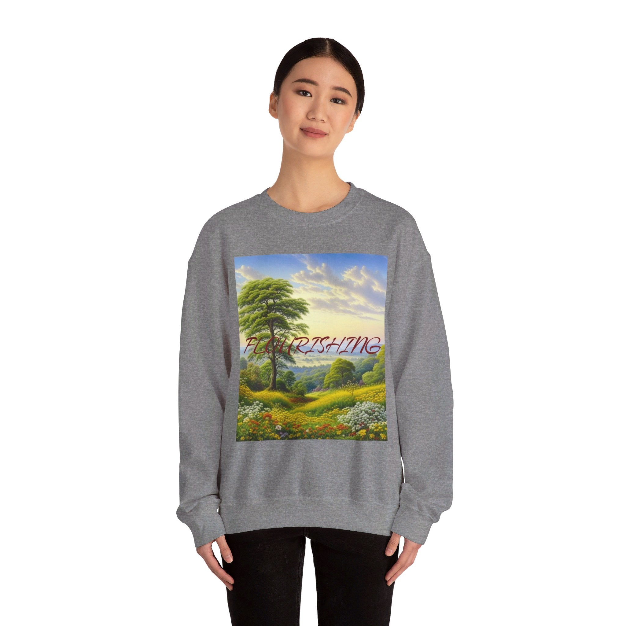 Flourish Design Unisex Heavy Blend™ Crewneck Sweatshirt