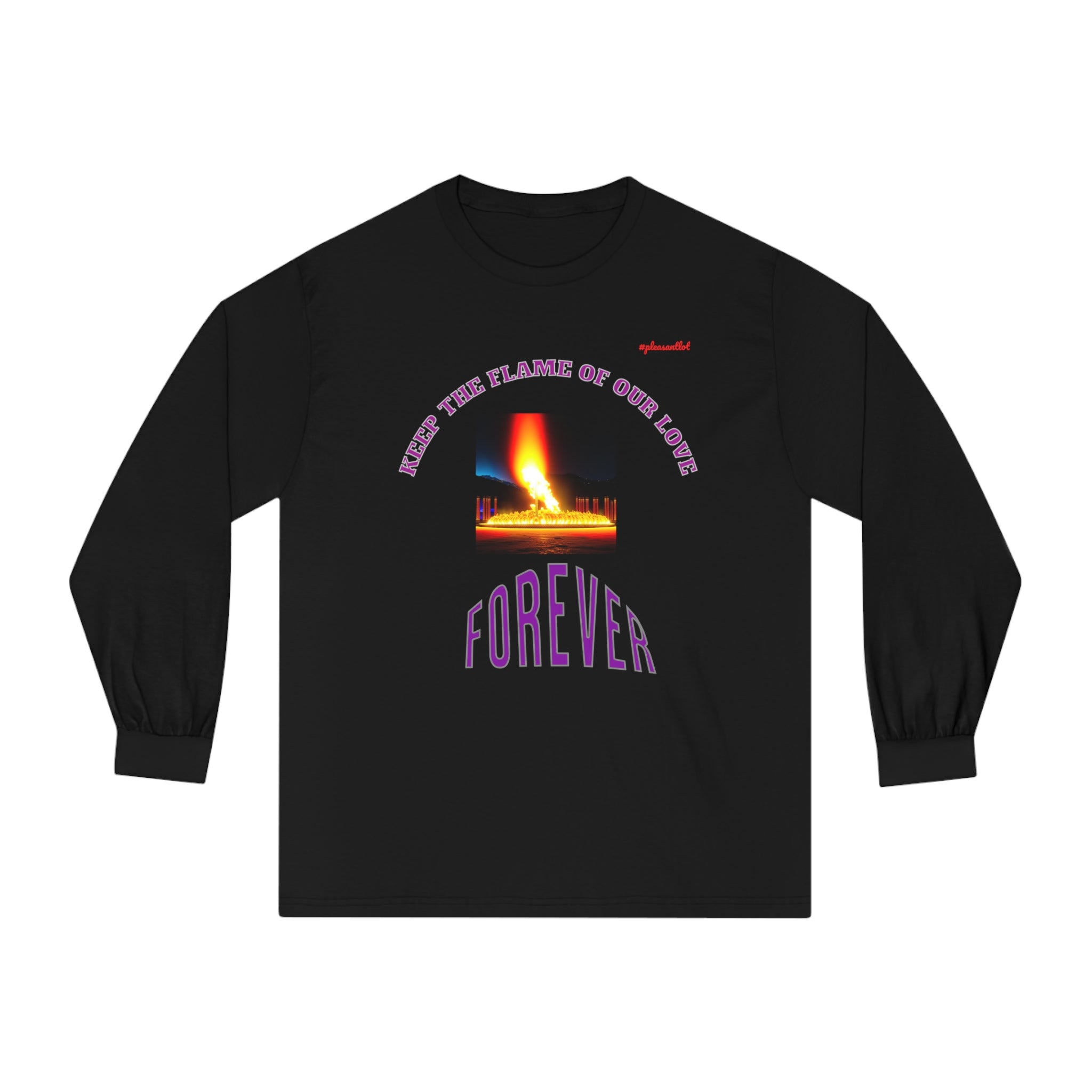 Comfy Goal Unisex Classic Long Sleeve T-Shirt (Keep The Flame Our Love Forever)