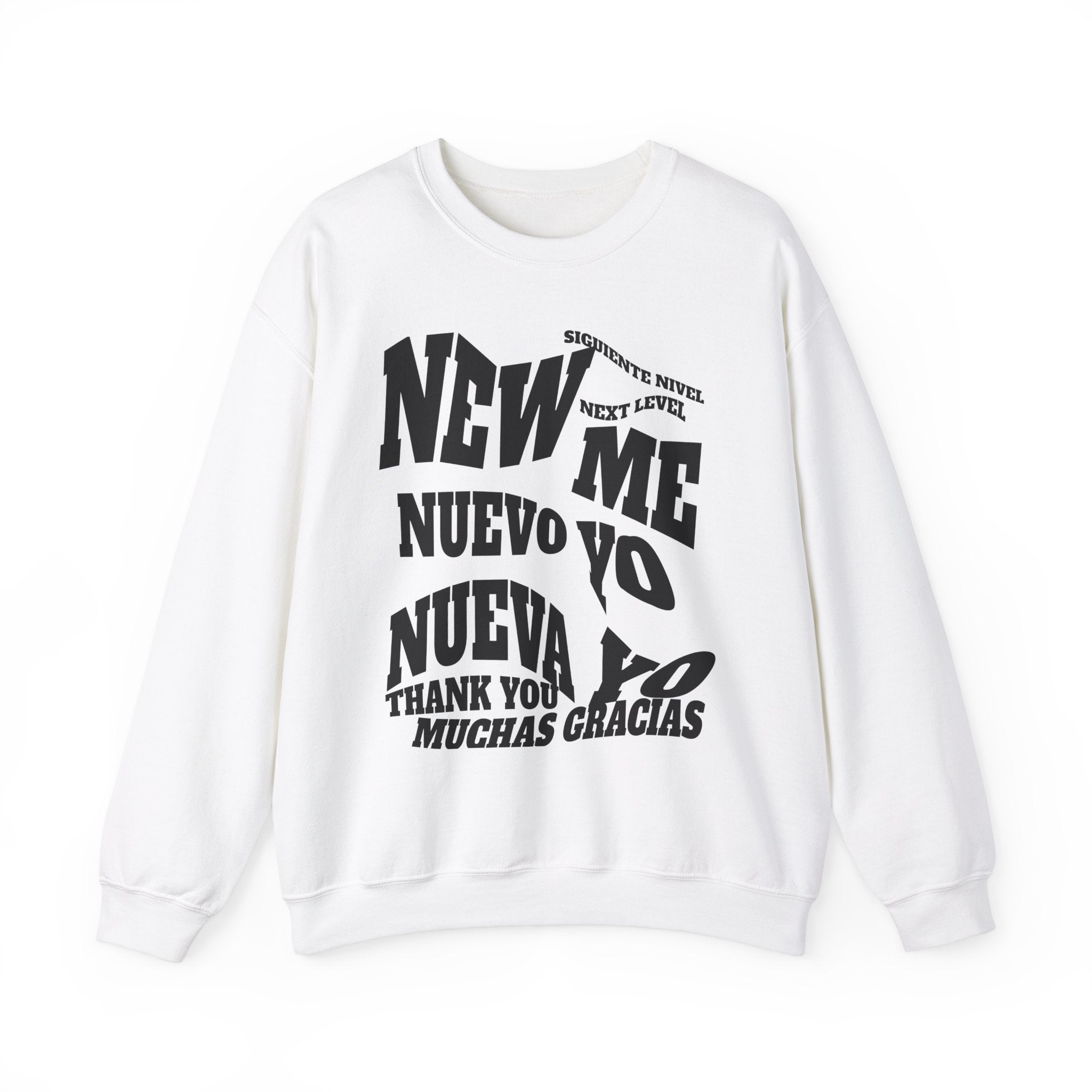 Unisex Heavy Blend™ Crewneck Sweatshirt New Me, Nuevo Yo, Nuevo Ya