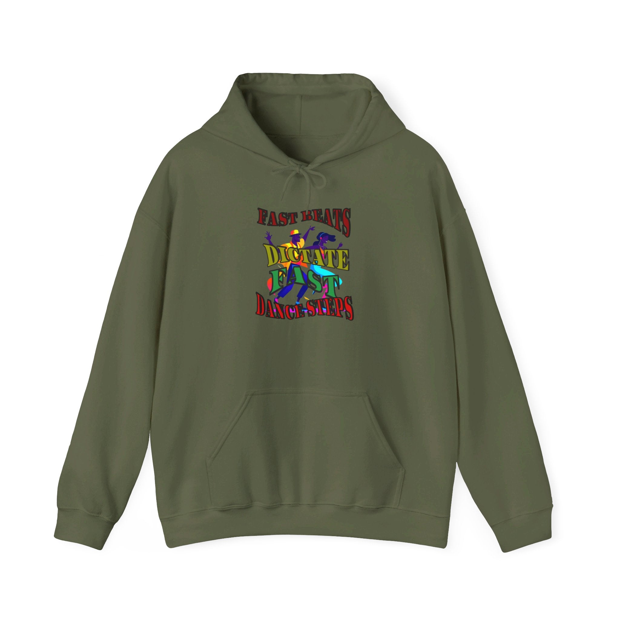 Choice Unisex Heavy Blend™ Hooded Sweatshirt, Fast Beats Dictate Fast Dance