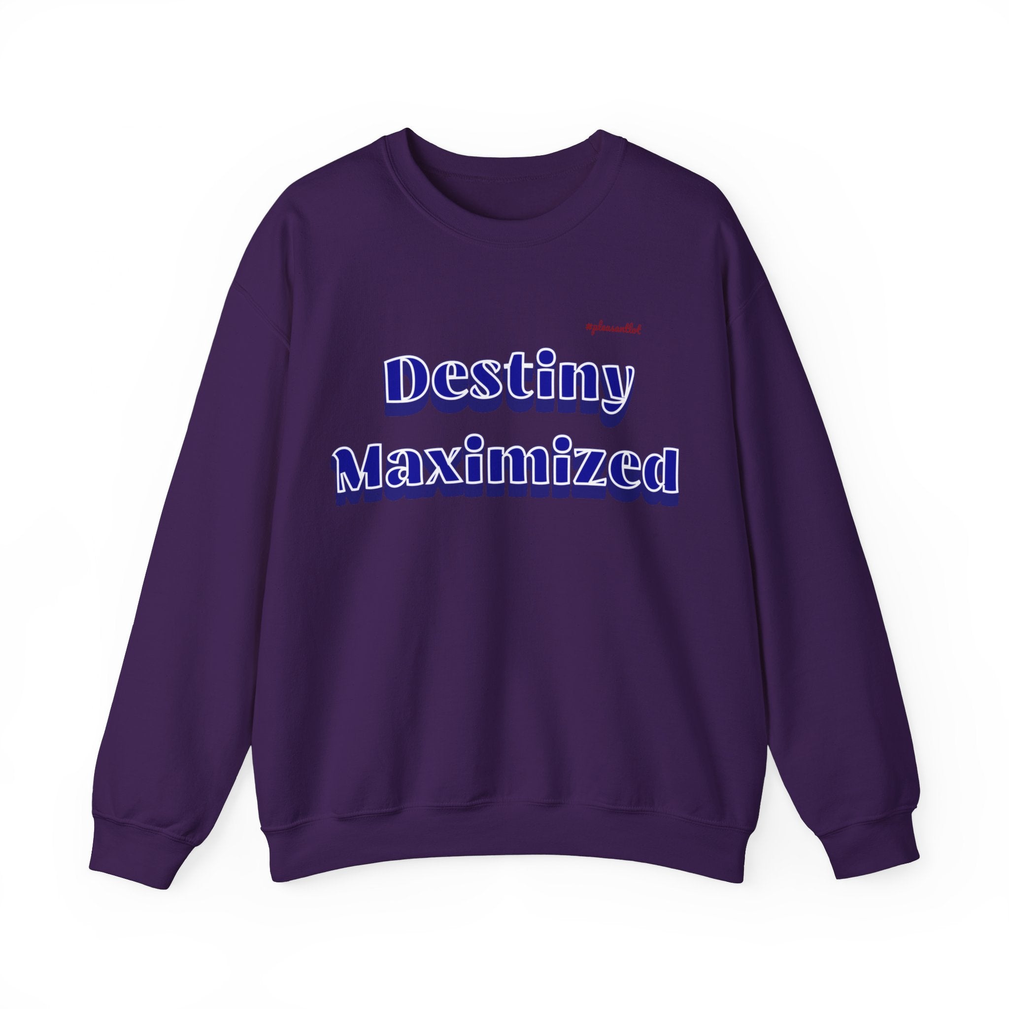 Expressive Design Unisex Heavy Blend™ Crewneck Sweatshirt, Destiny Maximized