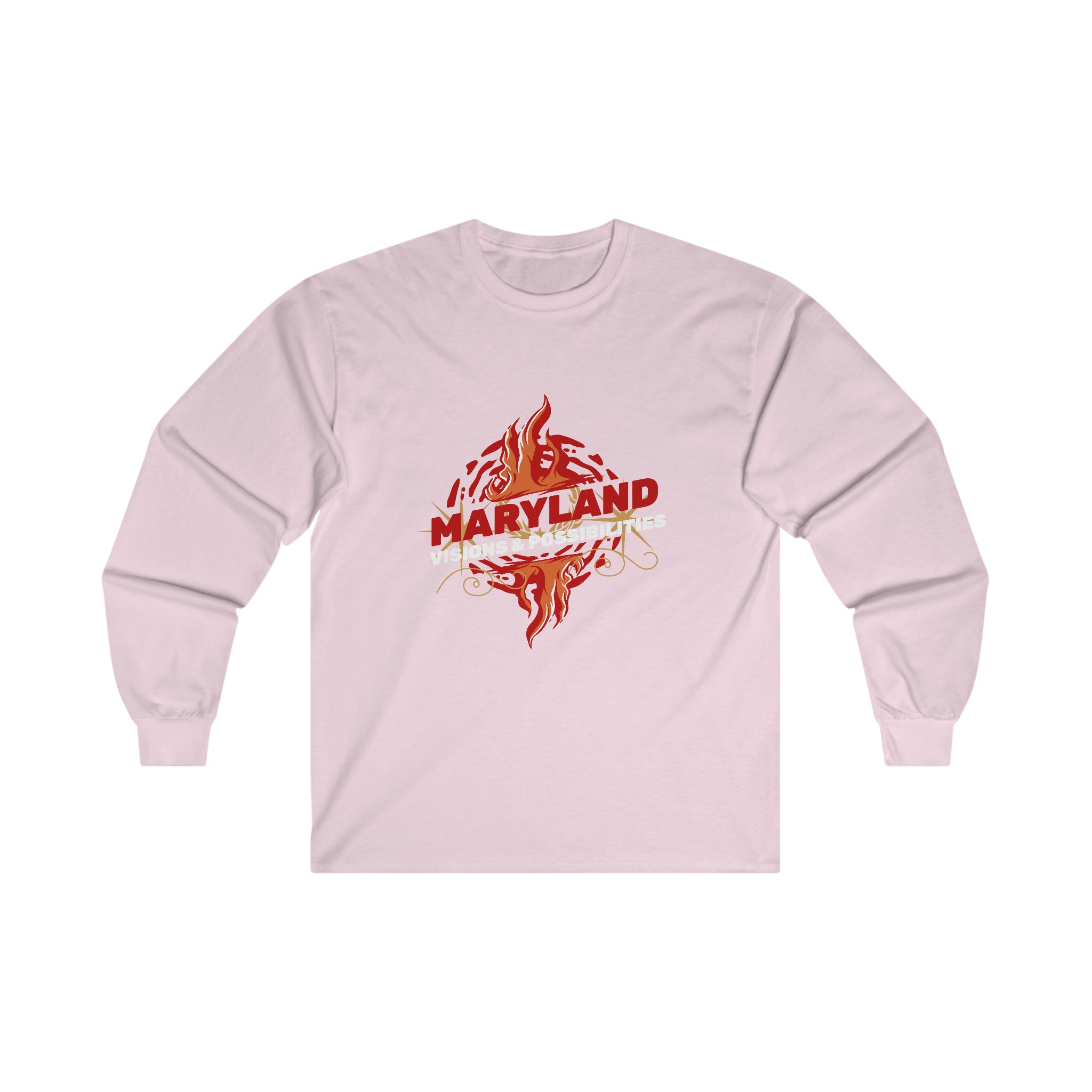 Maryland Unisex Ultra Cotton Long Sleeve Tee, maryland Men and Women Wear, Visions & Possibilities