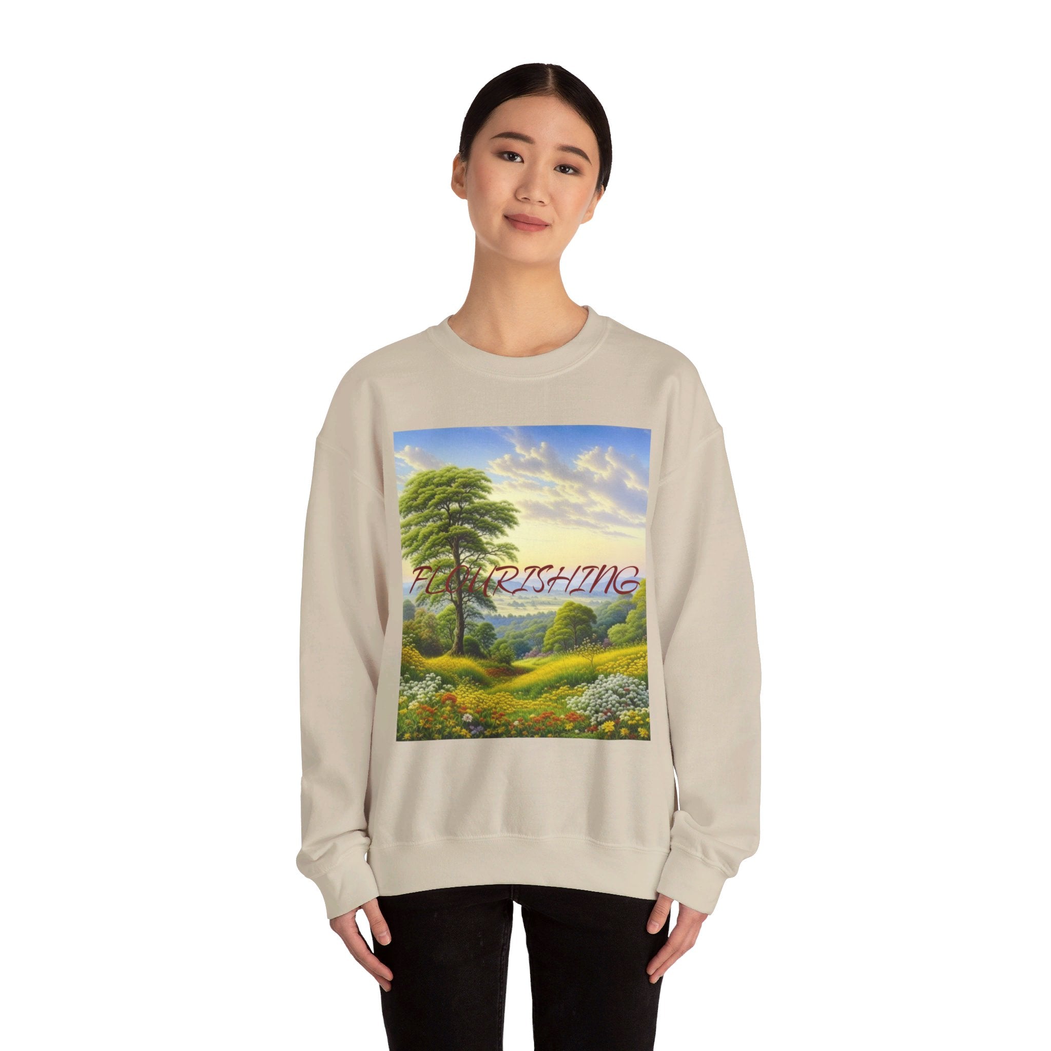 Flourish Design Unisex Heavy Blend™ Crewneck Sweatshirt