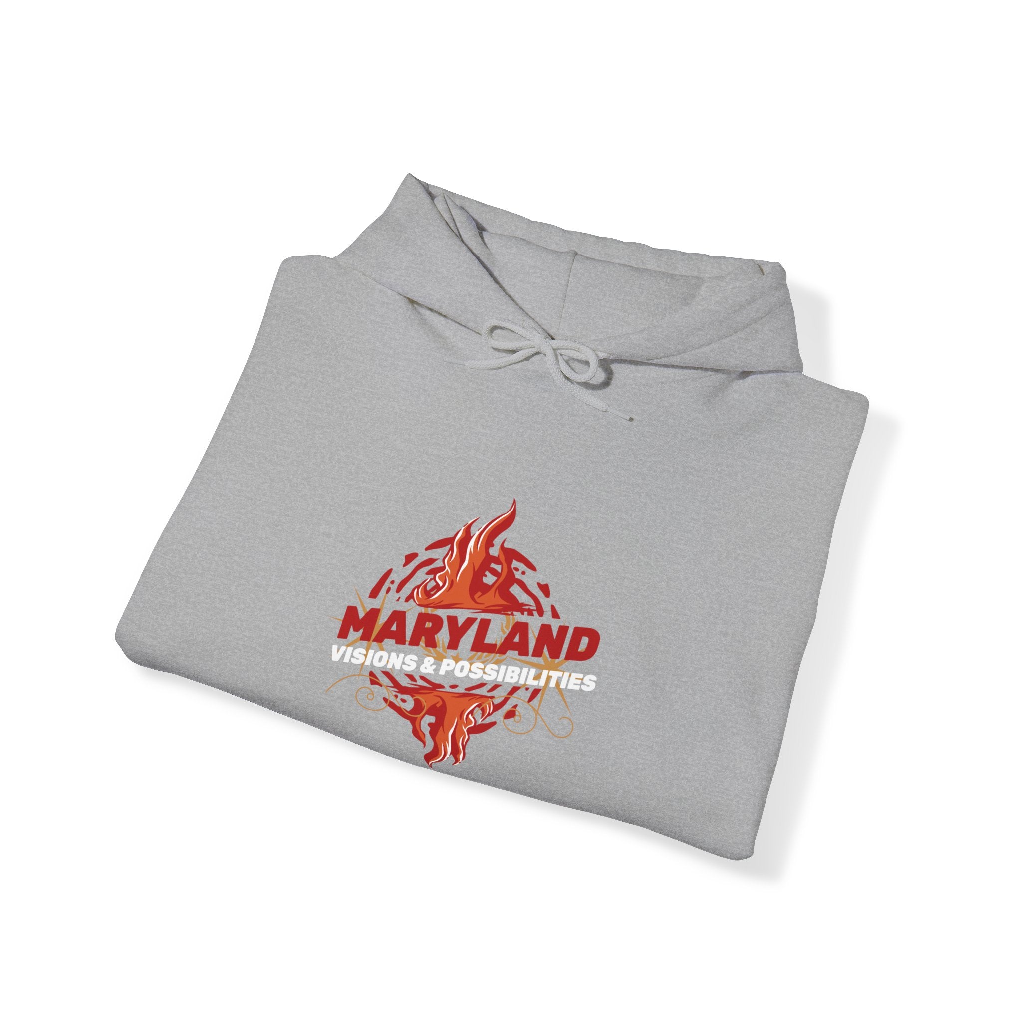 Maryland Unisex Heavy Blend™ Hooded Sweatshirt, Men and women Hoodie (Visions & Possibilities)