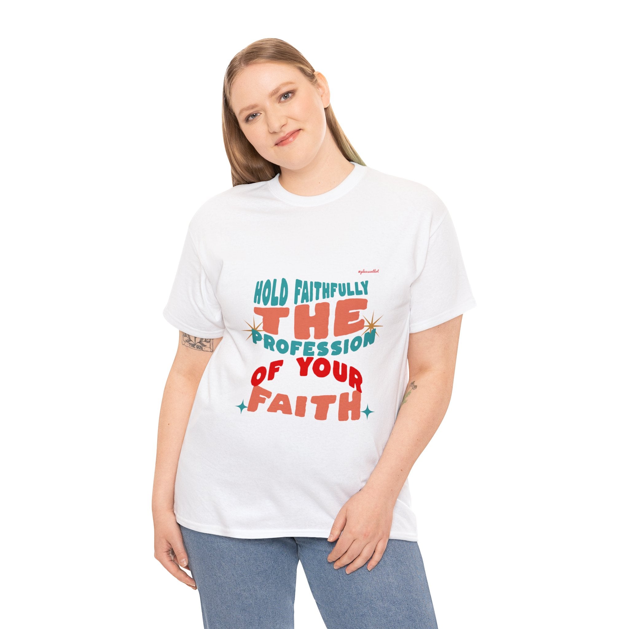 Faith-Pro Unisex Heavy Cotton Tee, Men and Women Design T-Shirt