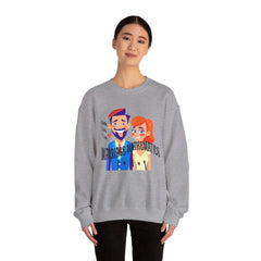 Happy mood Unisex Heavy Blend™ Crewneck Sweatshirt, Marriage Mathematics, 1 + 1 = 1