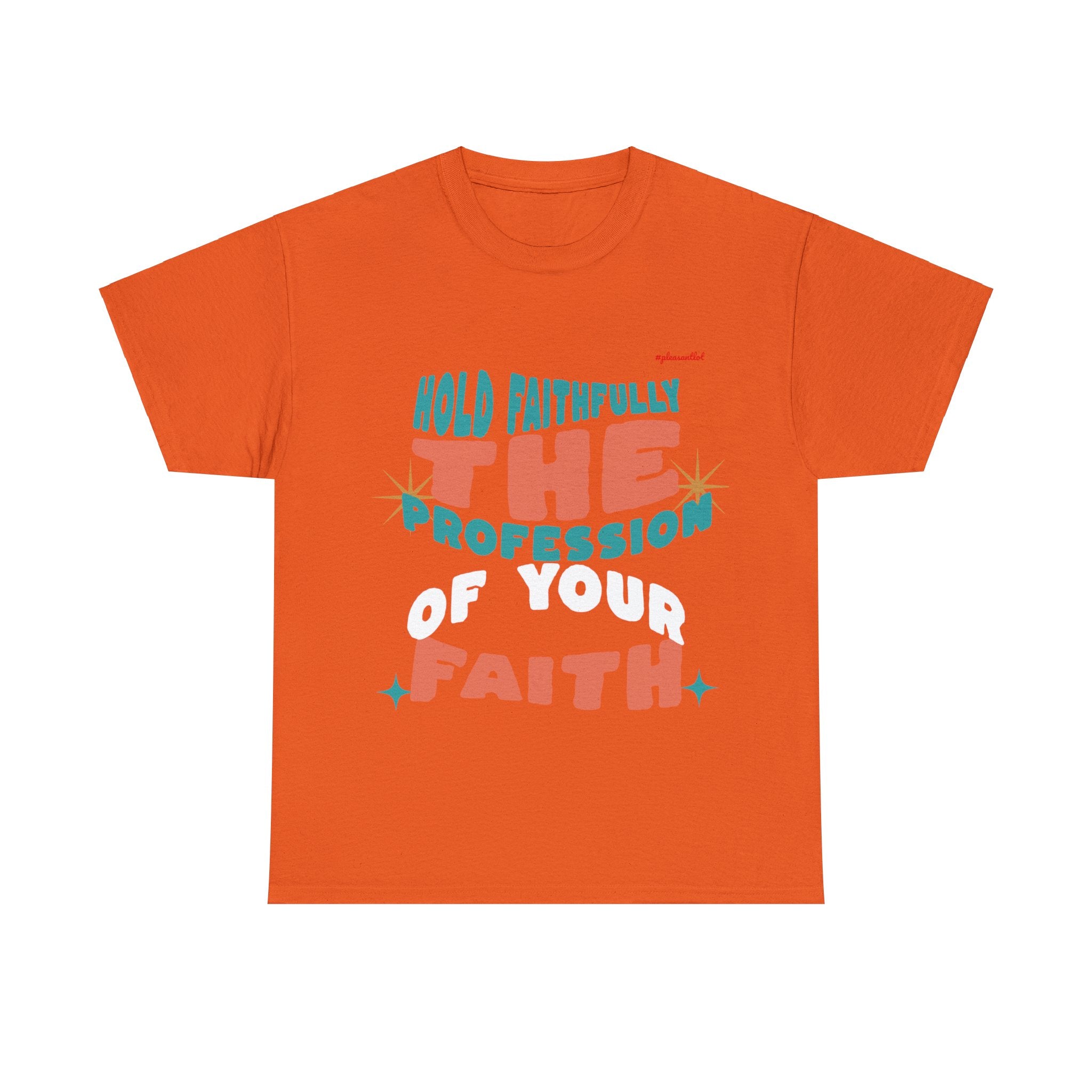 Faith-Pro Unisex Heavy Cotton Tee, Men and Women Design T-Shirt