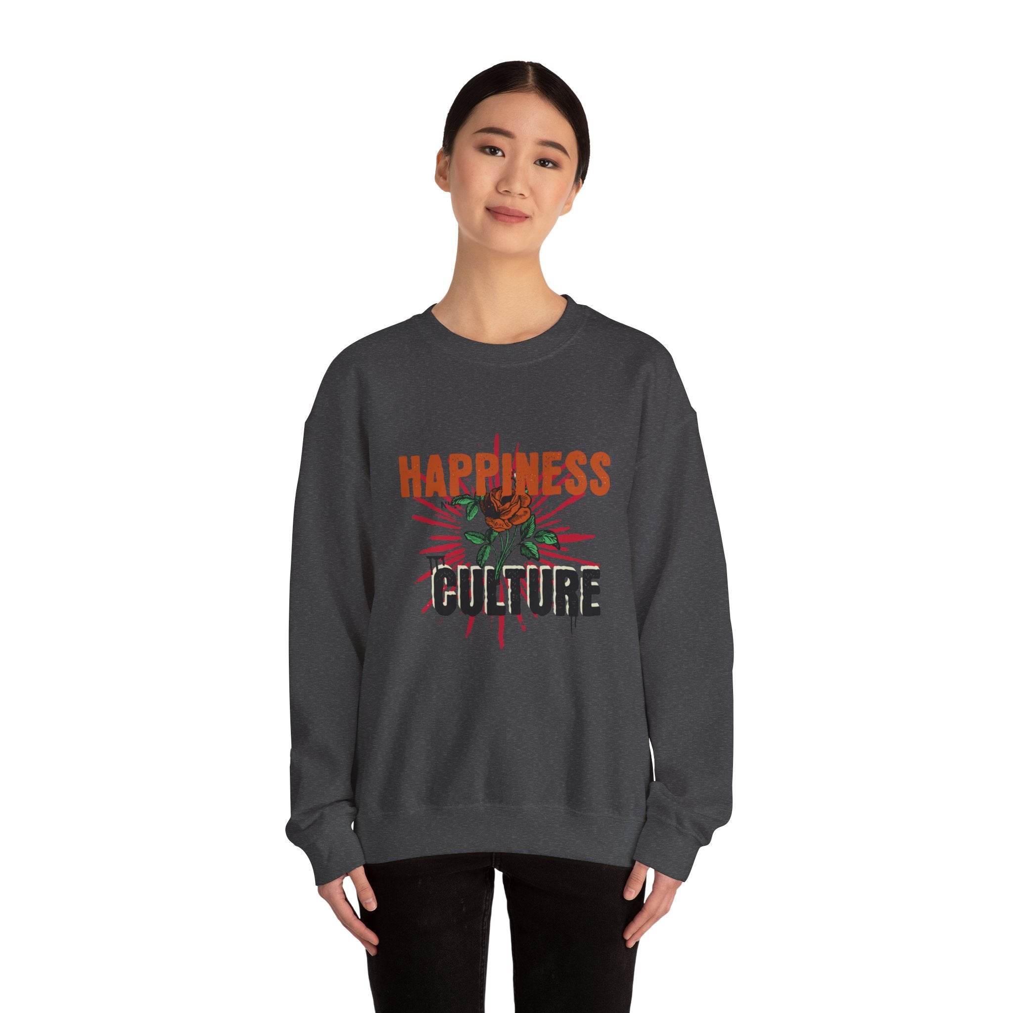 Happiness Culture Unisex Crewneck Sweatshirt