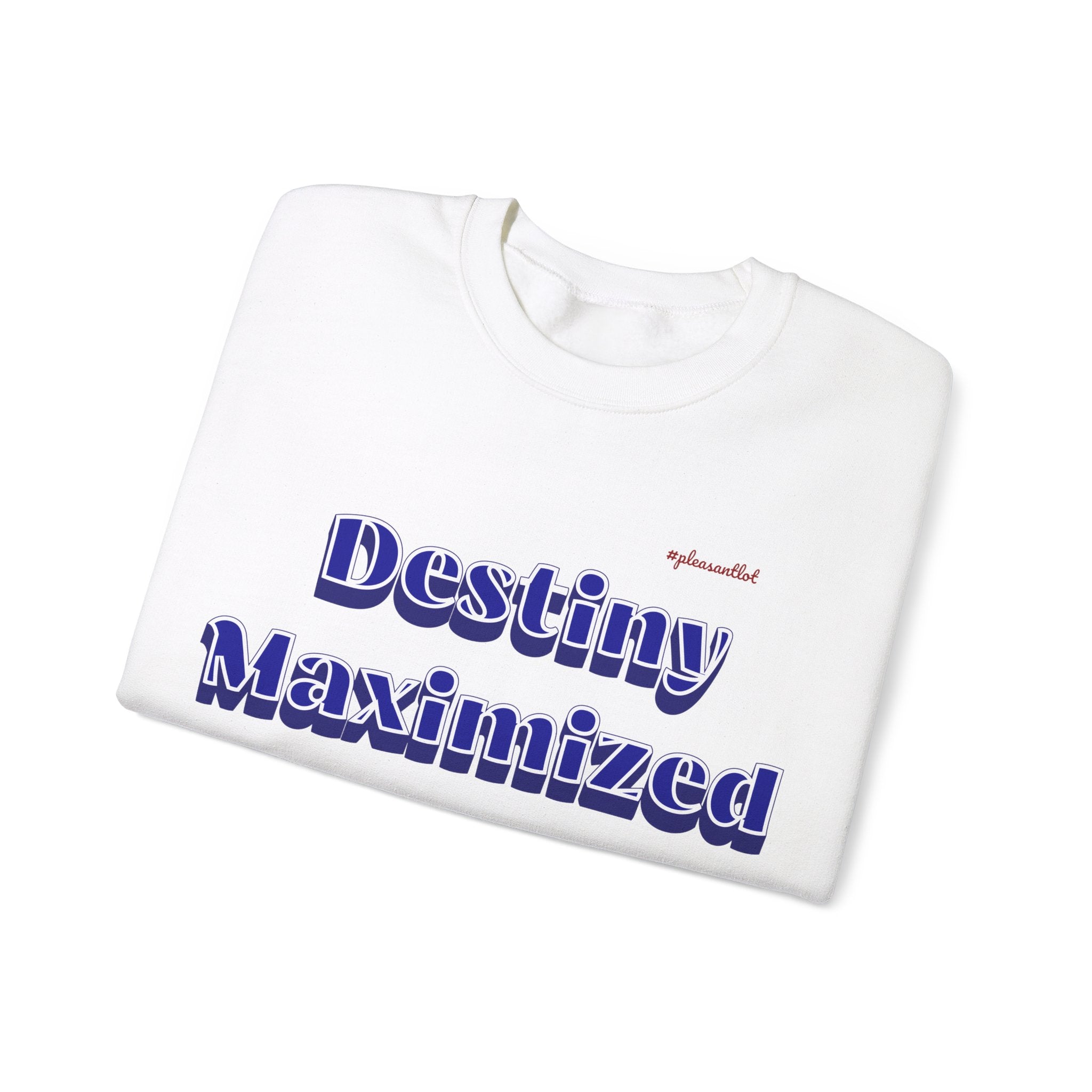 Expressive Design Unisex Heavy Blend™ Crewneck Sweatshirt, Destiny Maximized