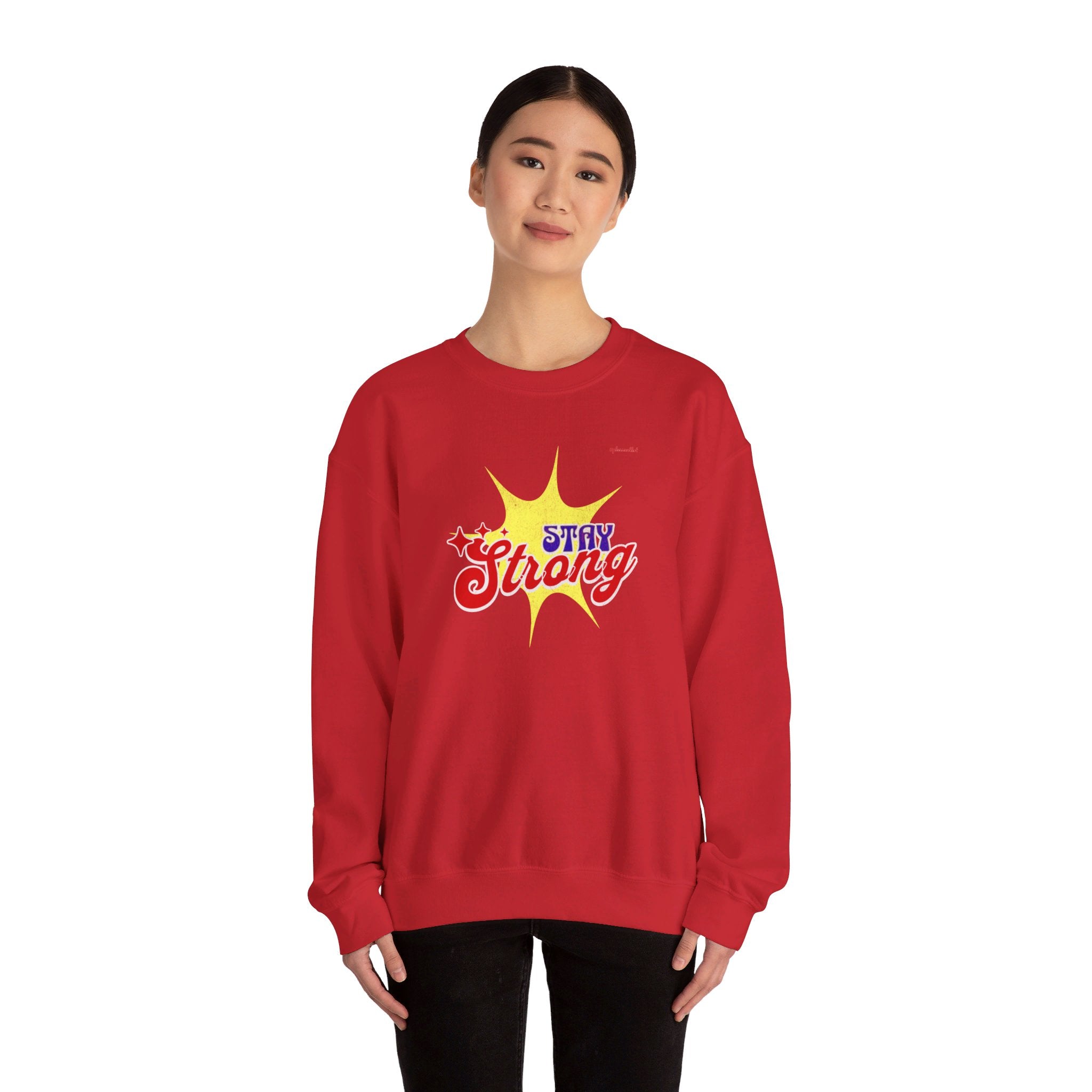 Stay Strong Unisex Heavy Blend™ Crewneck Sweatshirt