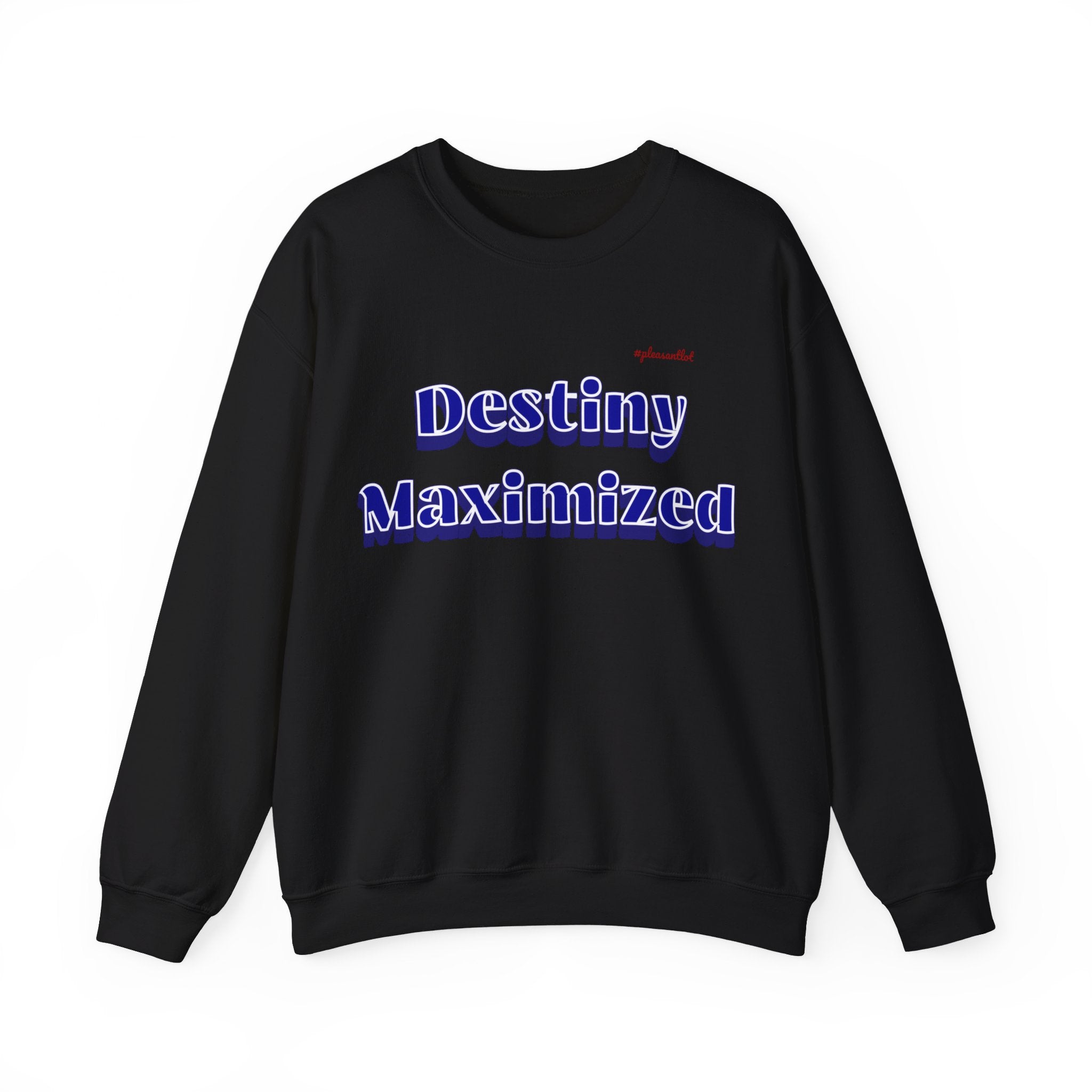 Expressive Design Unisex Heavy Blend™ Crewneck Sweatshirt, Destiny Maximized