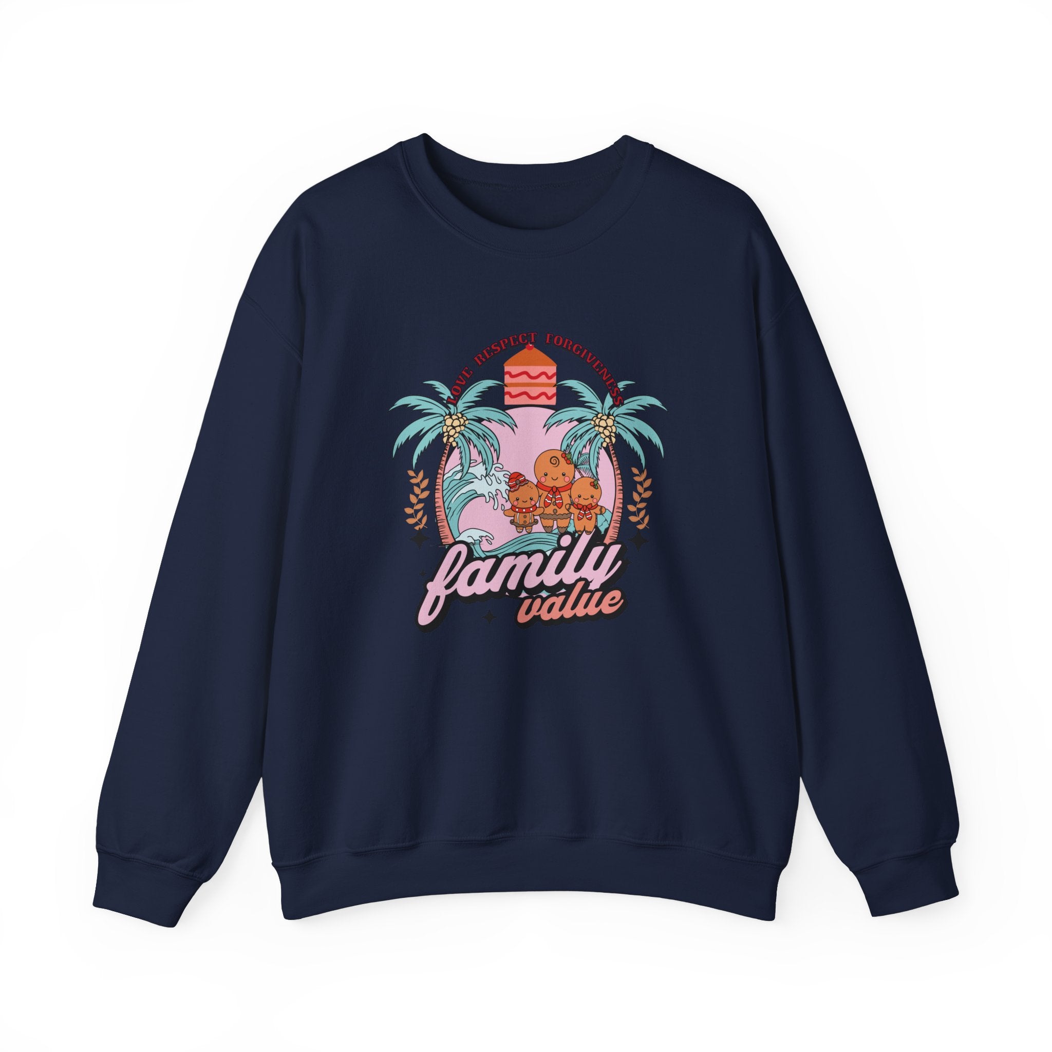 Family Value Unisex Heavy Blend™ Crewneck Sweatshirt-( Love, Respect, Forgiveness)