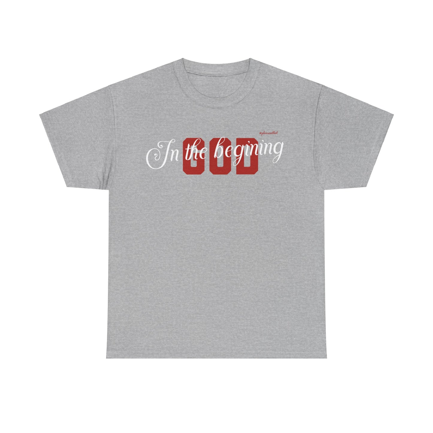 Unisex Heavy Cotton Tee (In The Begining, God)