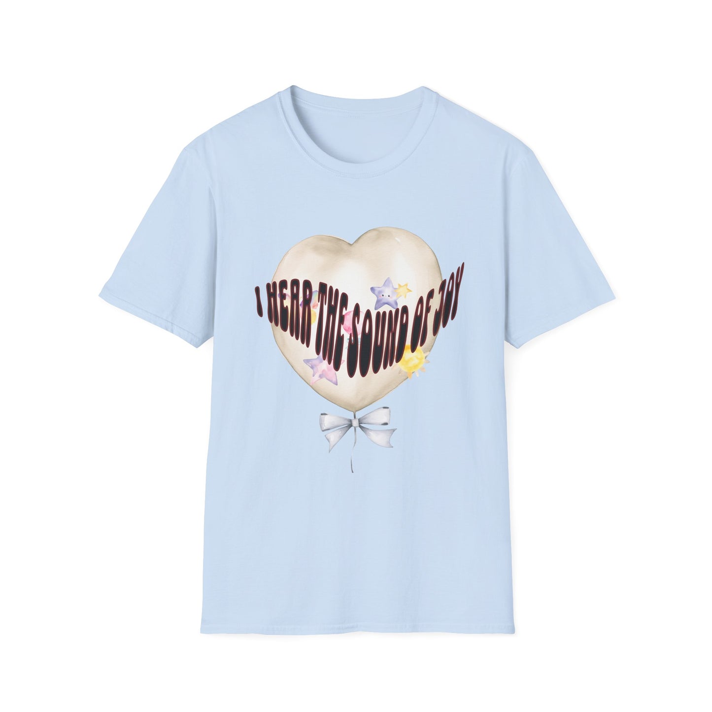 Feel-Joy Unisex Softstyle T-Shirt, Men and Women T-shirt (I Hear The Sound Of Joy)