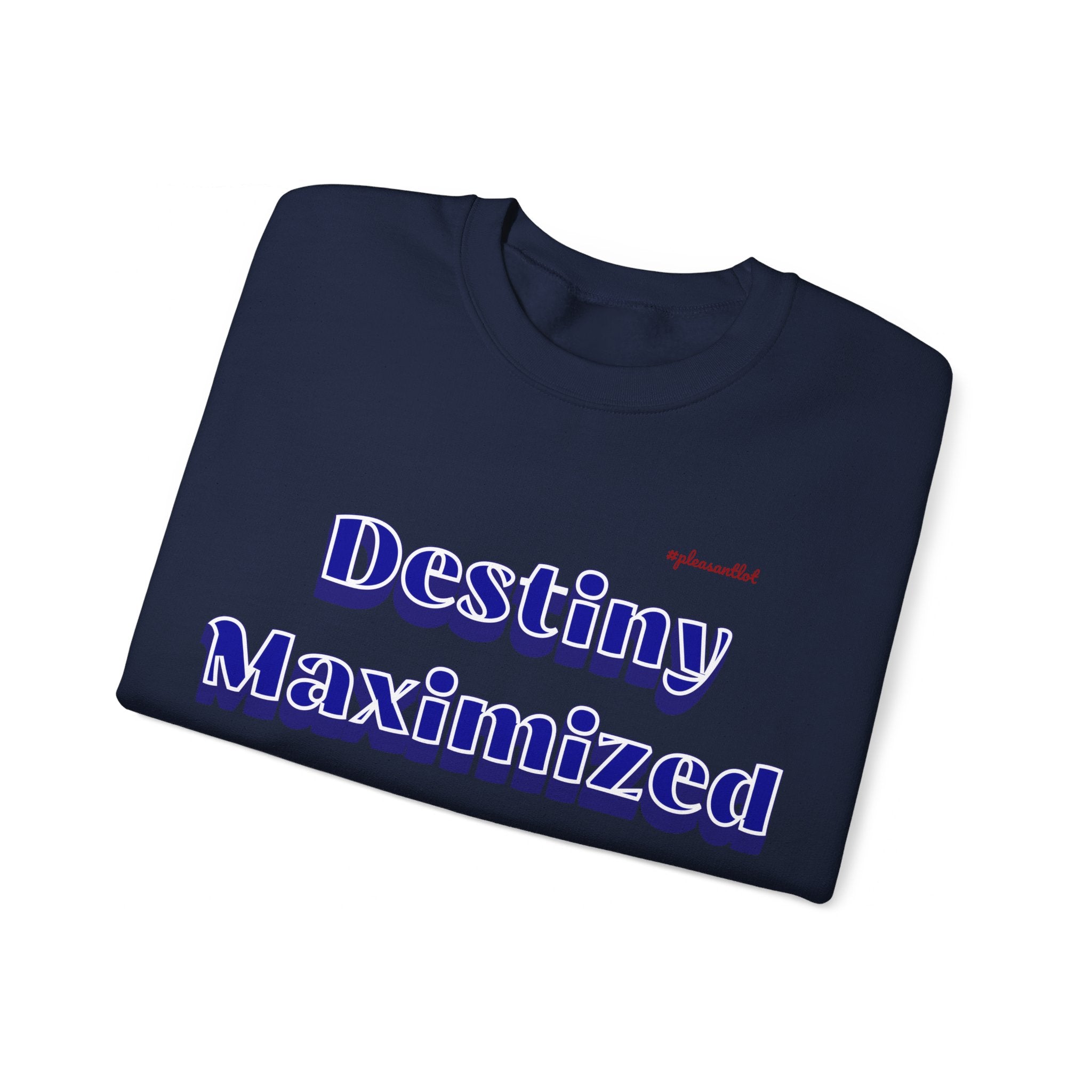 Expressive Design Unisex Heavy Blend™ Crewneck Sweatshirt, Destiny Maximized