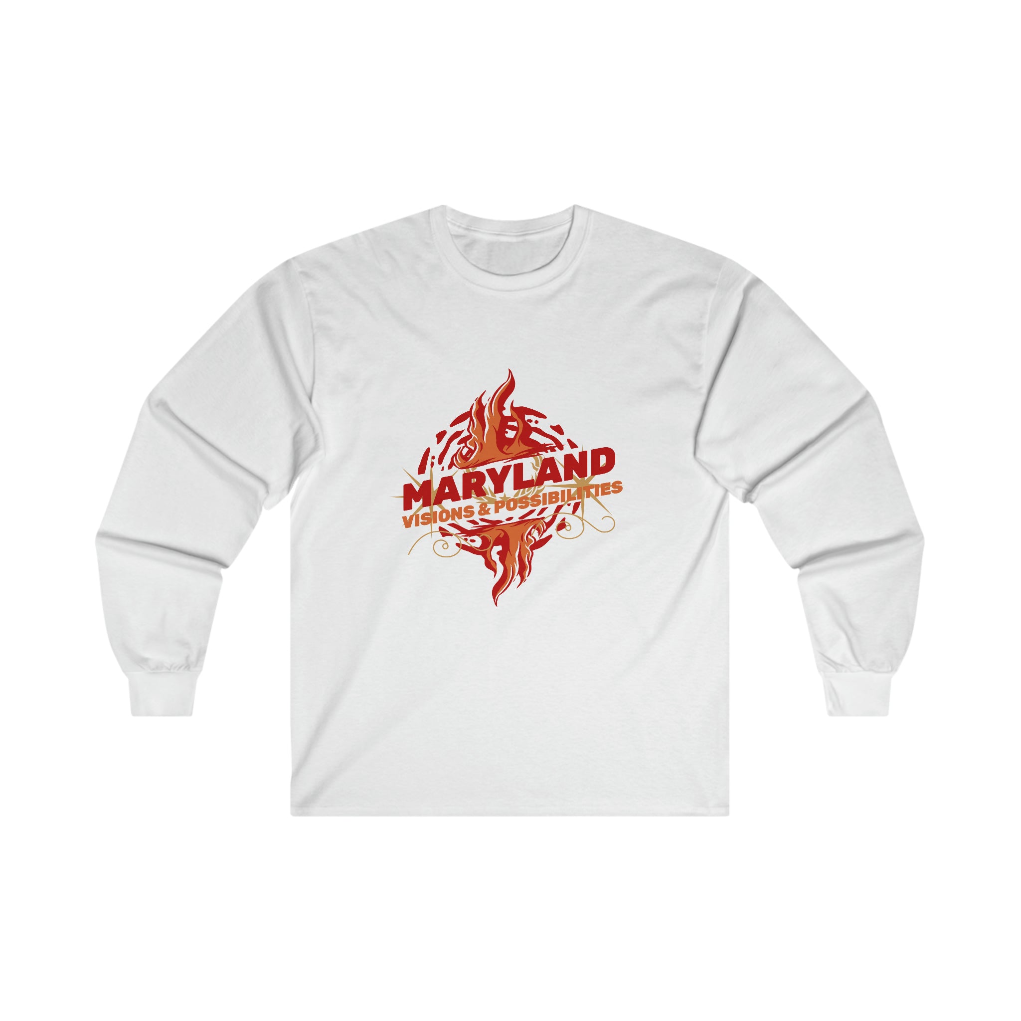 Maryland Unisex Ultra Cotton Long Sleeve Tee, maryland Men and Women Wear, Visions & Possibilities