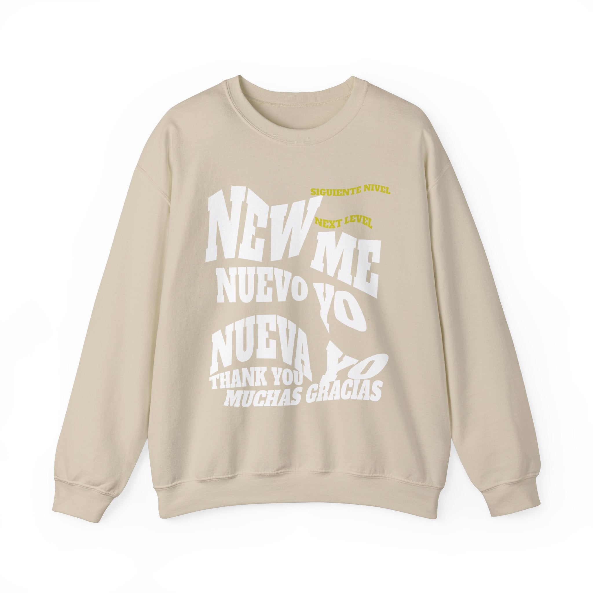 Unisex Heavy Blend™ Crewneck Sweatshirt New Me, Nuevo Yo, Nuevo Ya