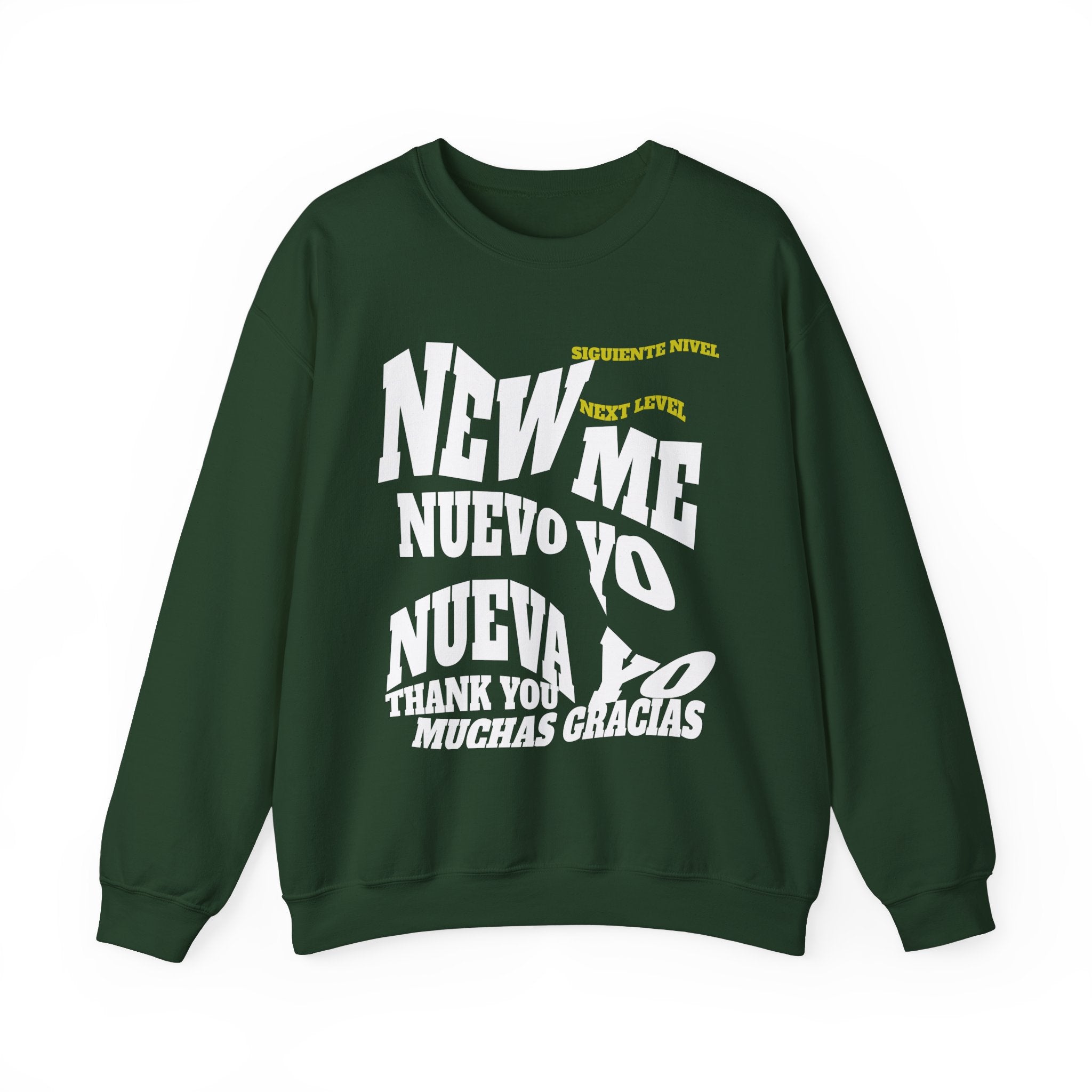 Unisex Heavy Blend™ Crewneck Sweatshirt New Me, Nuevo Yo, Nuevo Ya