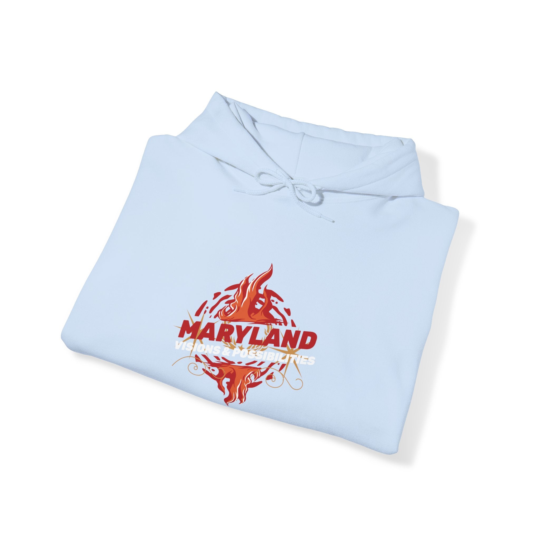 Maryland Unisex Heavy Blend™ Hooded Sweatshirt, Men and women Hoodie (Visions & Possibilities)